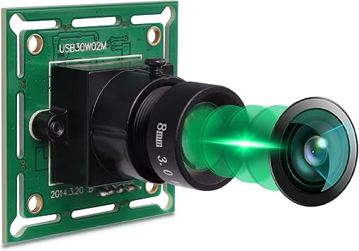 G 60fps USB Camera Module 0.3 MP Webcam Module Wide Angle VGA Web Camera, 480P 8 mm Lens USB with Camera, Super Min Embedded Video Camera Boards Windows Android Mac Linux Raspberry Pi Web Cam Module