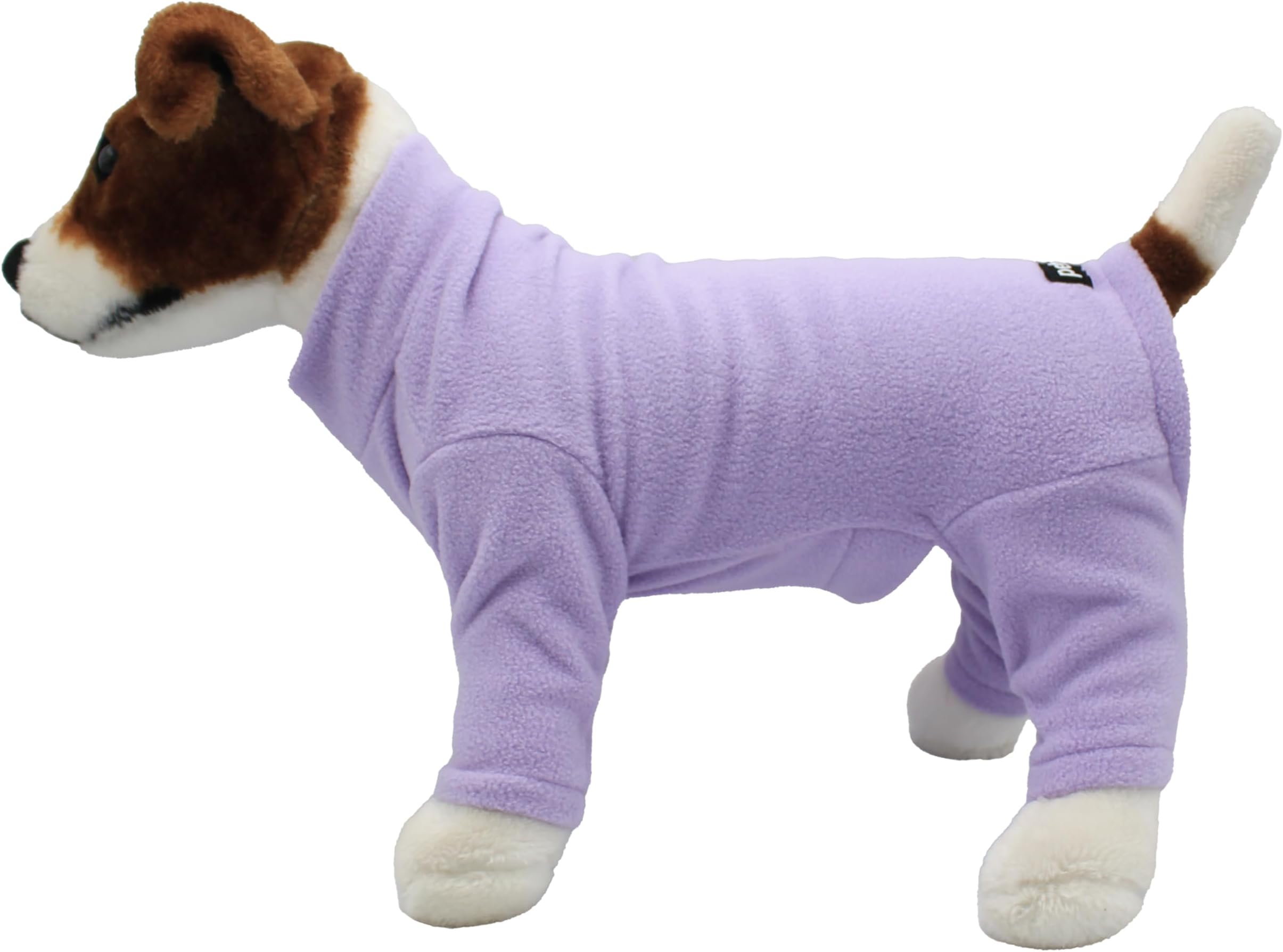 Warm Four-Legged Dog Fleece – Super Soft, Weather-Resistant (Lilac, XXL)