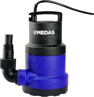 MEDAS 1/2 HP 350W 2113GPH Electric Submersible Pump Portable Sump Pumps Clean Water Pump for Pool and Pond Draining Garden Pool in Clean Water