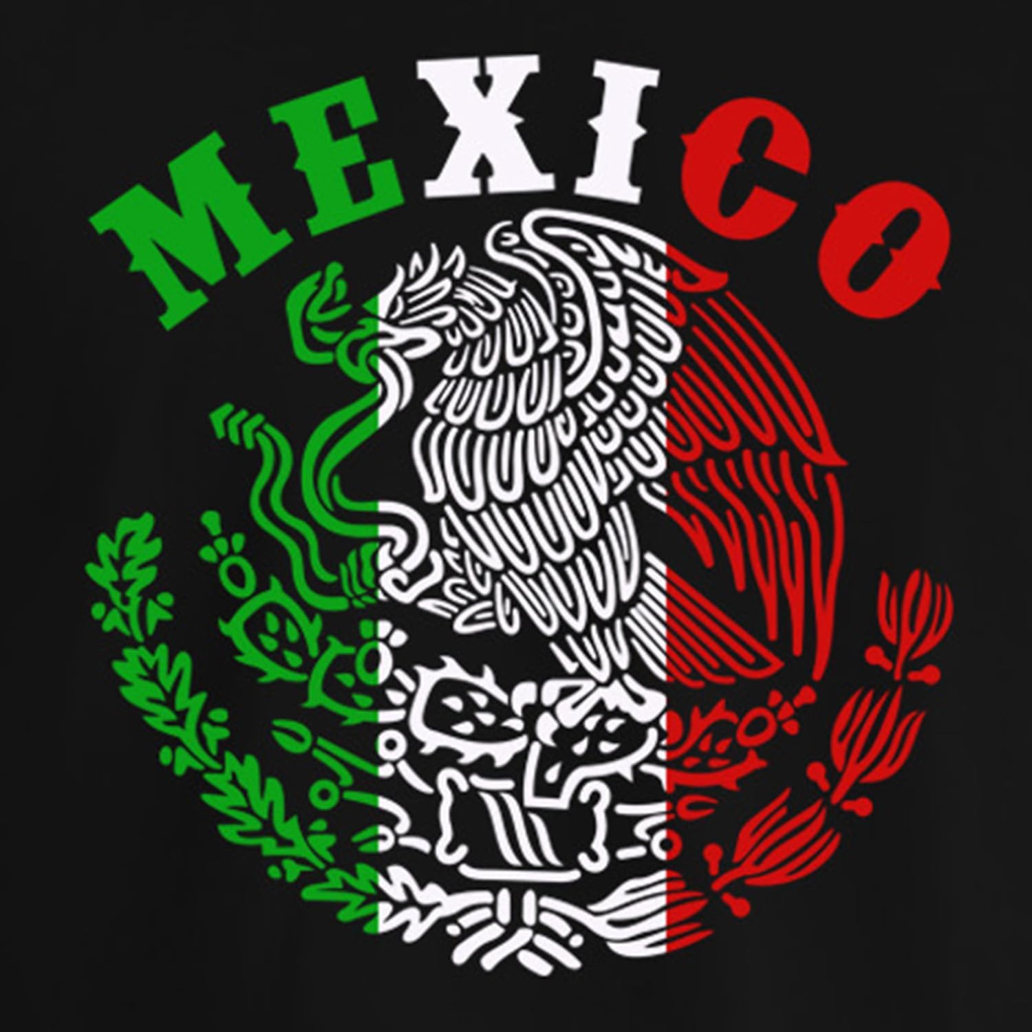 Mexico Shirts for Men Mexican Flag Shirt Mexico Patriotic Eagle Tee Tops - Image 5