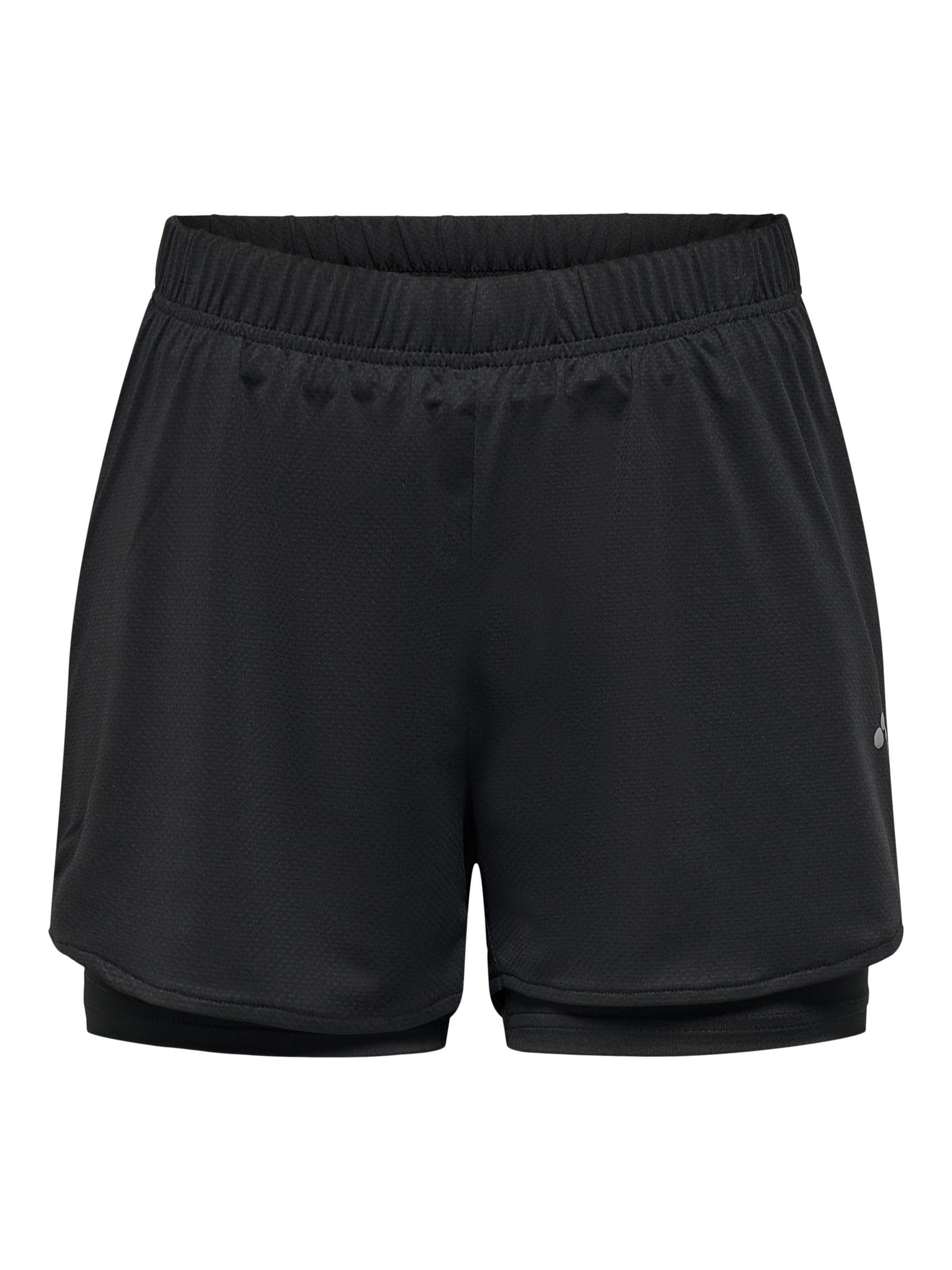 ONLY Onpmila-2 Noos Short Ample - Short de Sport - Short de Sport - Femme