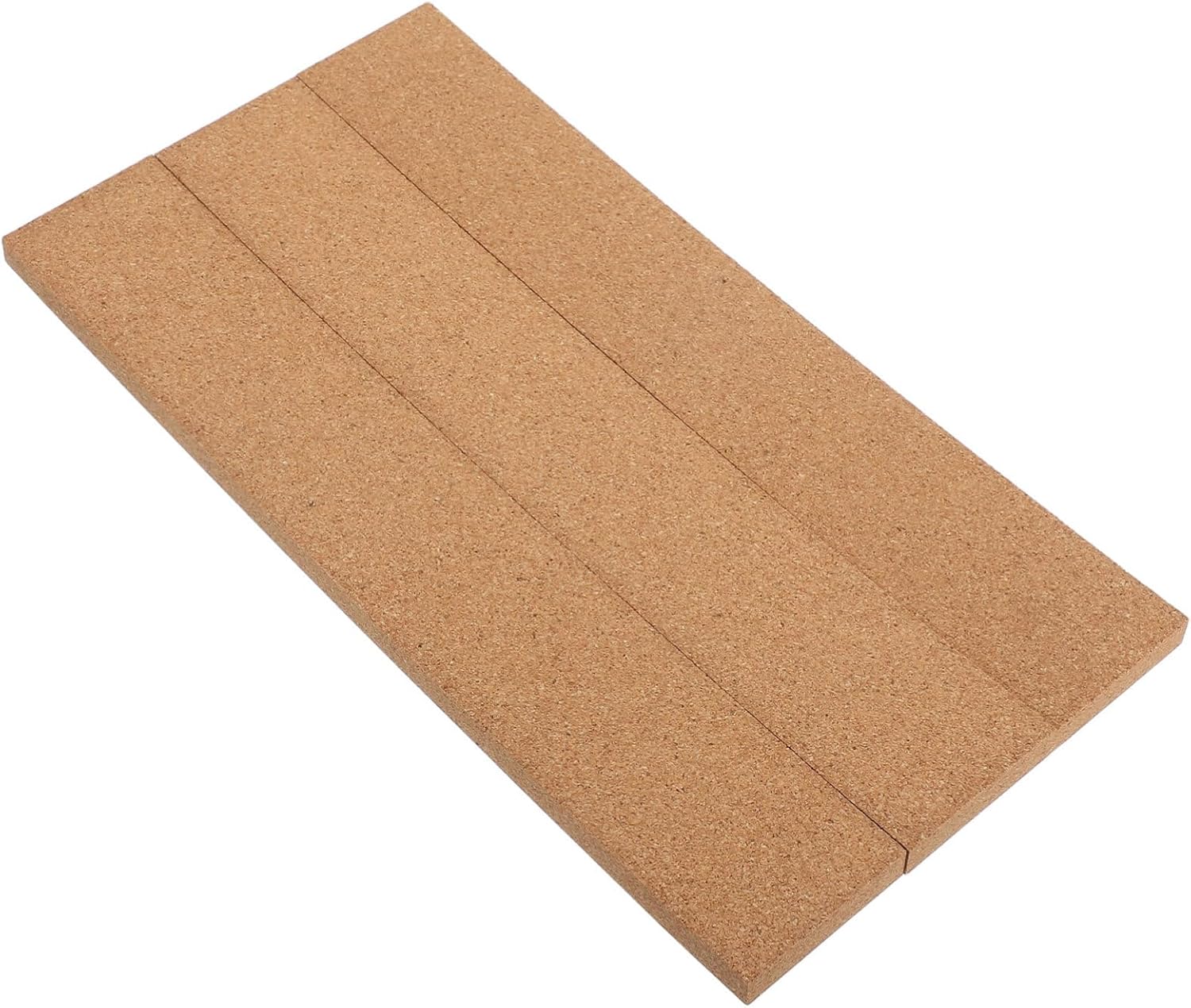 Garneck 3pcs Adhesive Cork Board Strips for Wall Decor Memo Holder Bulletin Board Strips Natural Cork Texture