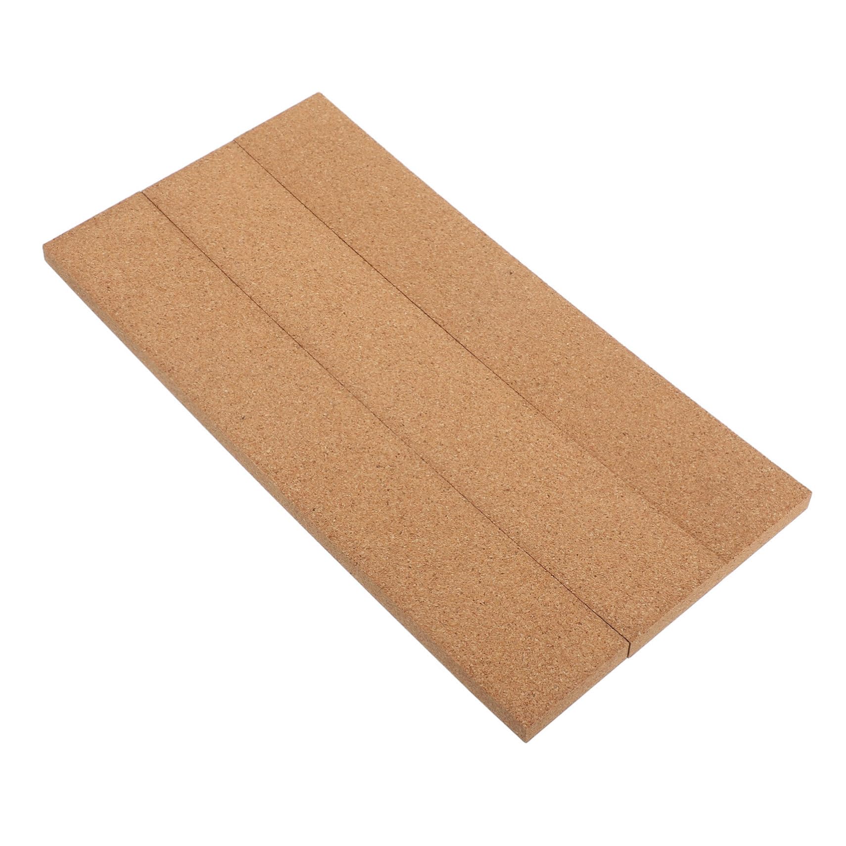 Garneck 3pcs Adhesive Cork Strips for Memo Wall Decorative Cork Board Bar Strips for Office Organization Natural Material Easy to Install and Reusable