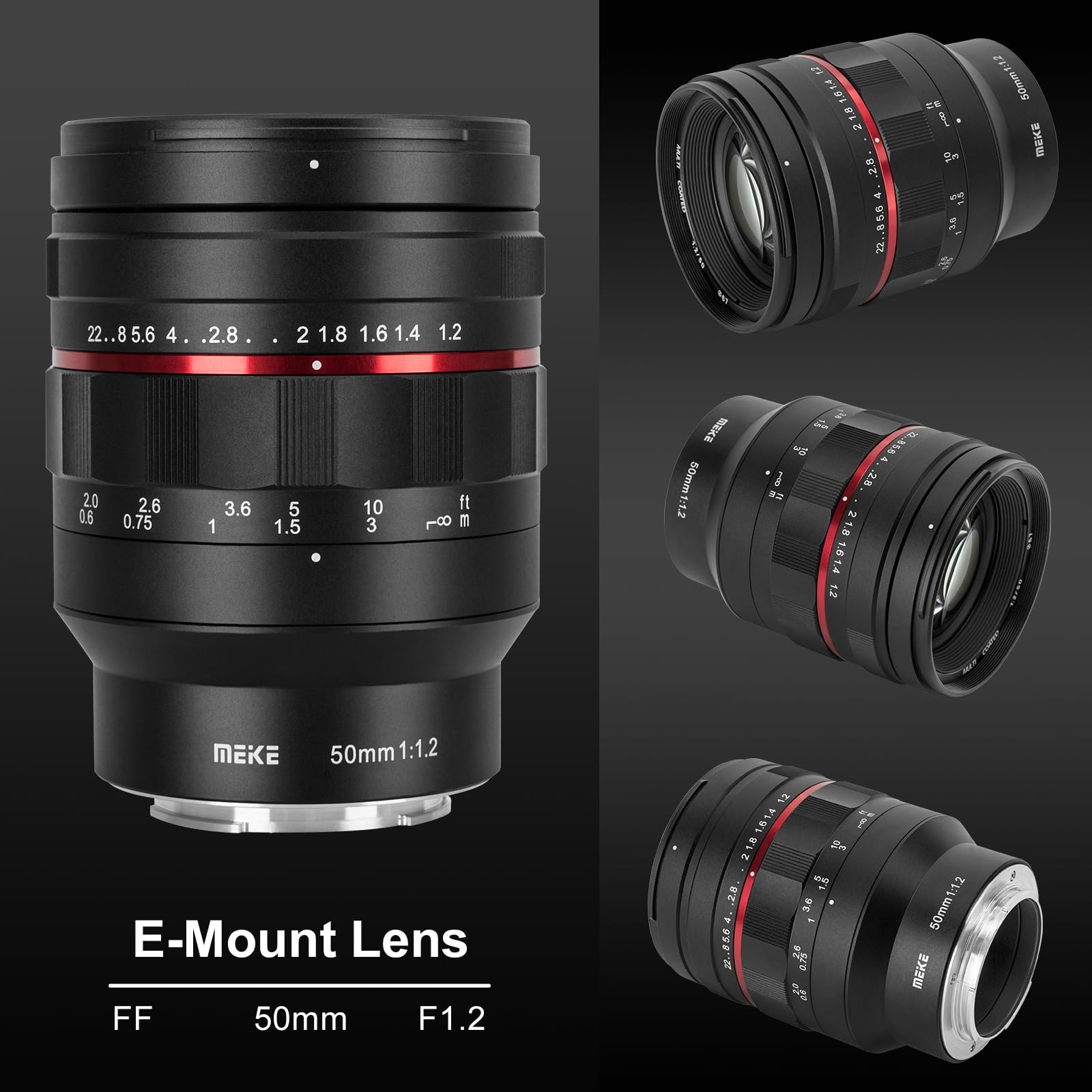 50mm F1.2 単焦点レンズ　SONYミラーレスカメラ用！美品！綺麗！簡単！ 50mm F1.2 単焦点レンズ SONYミラーレスカメラ用！美品！綺麗
