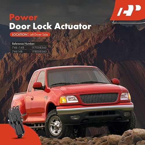 Miniatura 4 de A-Premium Actuador de cerradura de puerta del conductor compatible con vehículos Ford, Lincoln, Mazda y Mercury - para F-150 F-250 Freestar Mustang