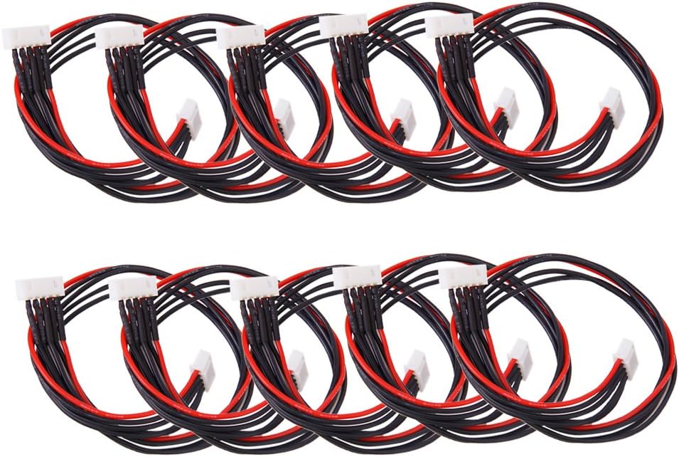 10pcs JST-XH 4S Lipo Balance Wire Extension Lead 30cm