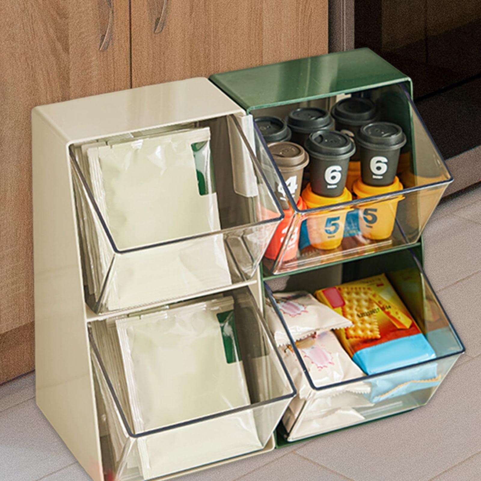 Amazon｜ティーパック収納 シュガースタンド コーヒー アクリル製