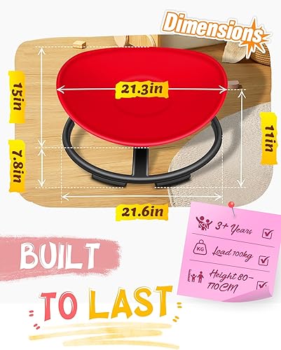 Miniatura 2 de Silla giratoria para niños autistas, silla giratoria sensorial, capacidad de peso de 220 libras, juguete sensorial para niños con TDAHautismo,