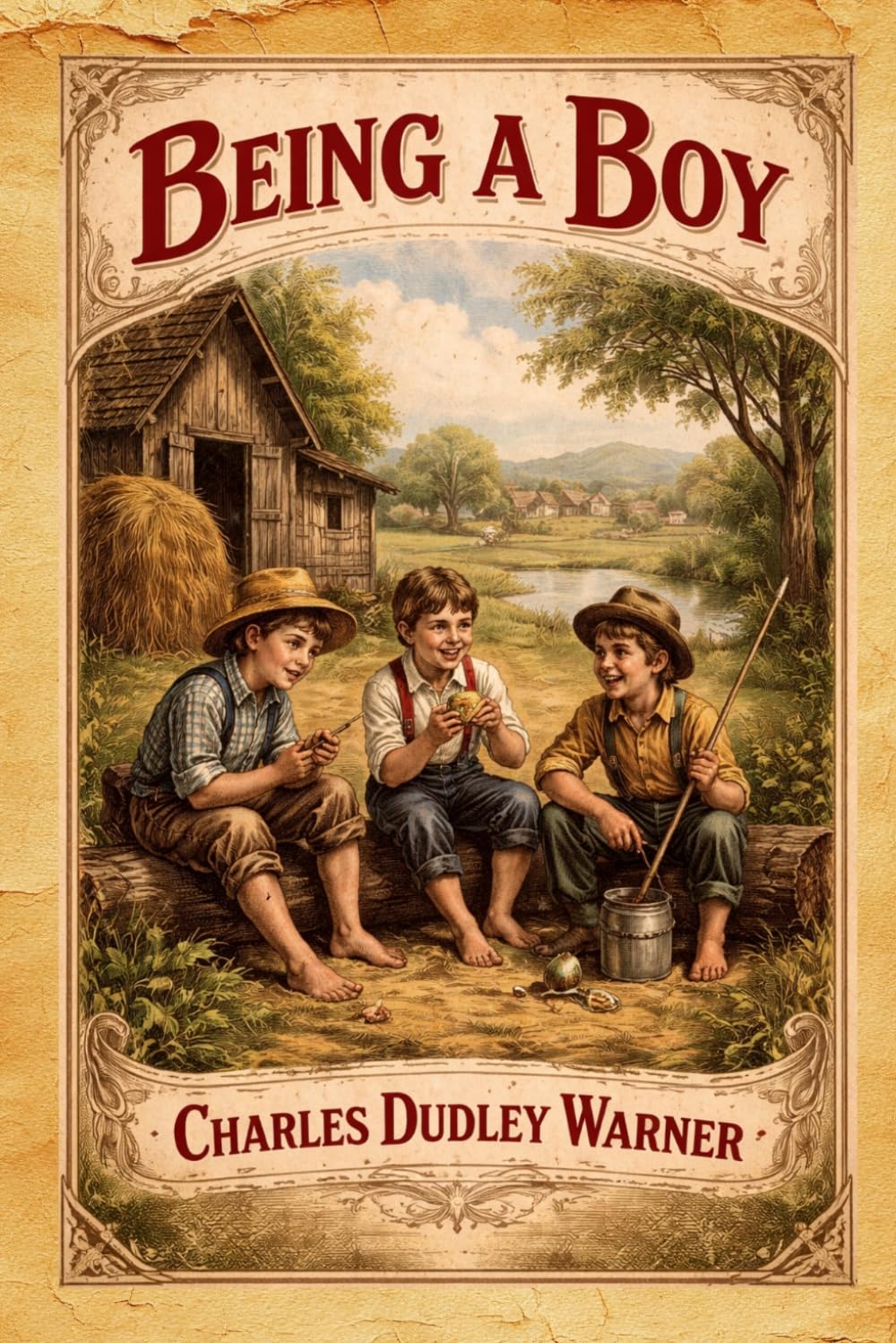 Being a Boy: A Nostalgic Journey Through 19th-Century Childhood, Humor, and Timeless Boyhood Adventures With Original Illustrations