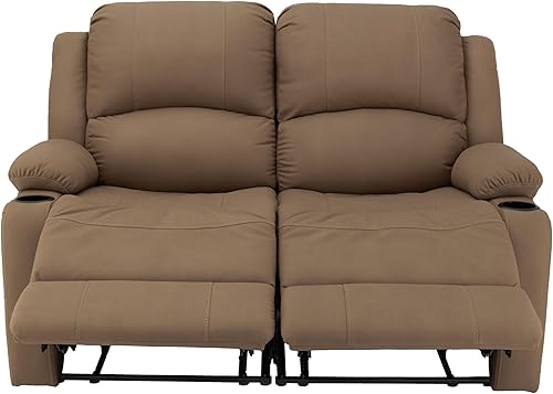 Miniatura 34 de Asientos reclinables de pared de 58 pulgadas Sofá reclinable doble para caravana Sofá RV Sofá reclinable de pared Asiento de teatro RV