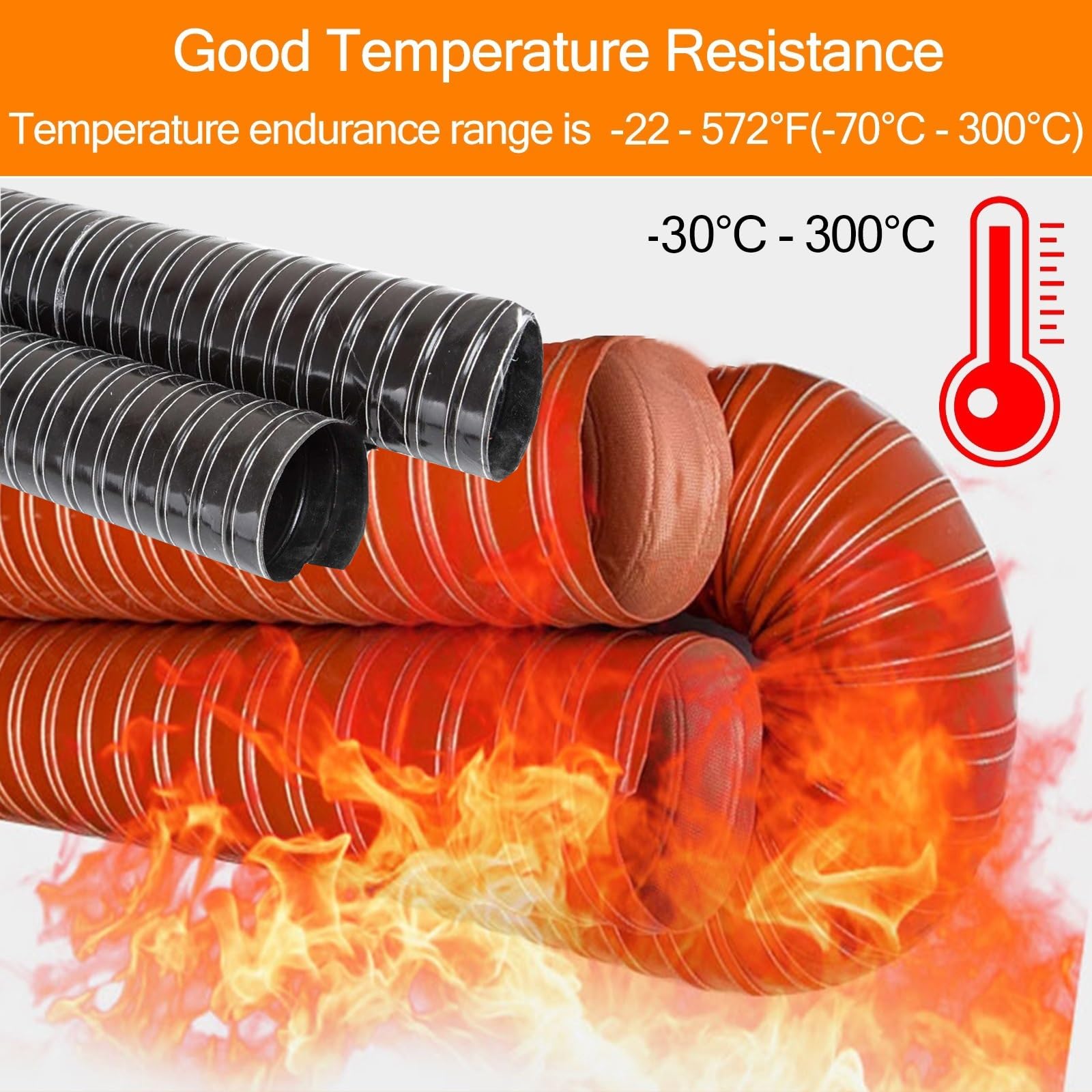 Tubo flessibile per ventola di scarico, soluzione di ventilazione durevole e versatile per varie applicazioni