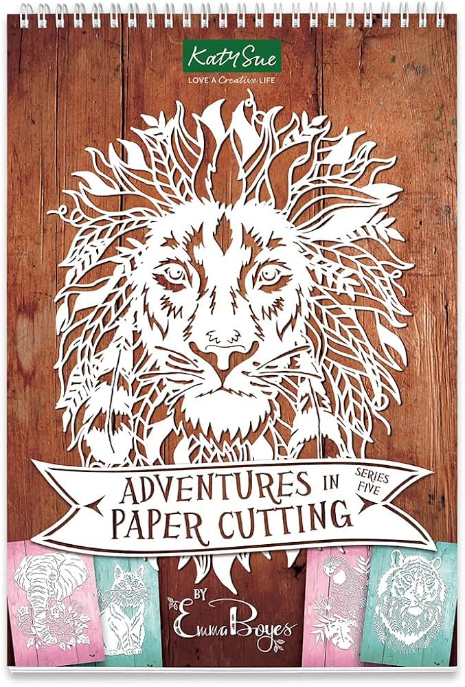 Amazon.com: Adventures in Paper Cutting | Series Five (5) | Papercut Template Pad | by Katy Sue amazon-com-adventures-in-paper-cutting-series-five-5-papercut-template-pad-by-katy-sue