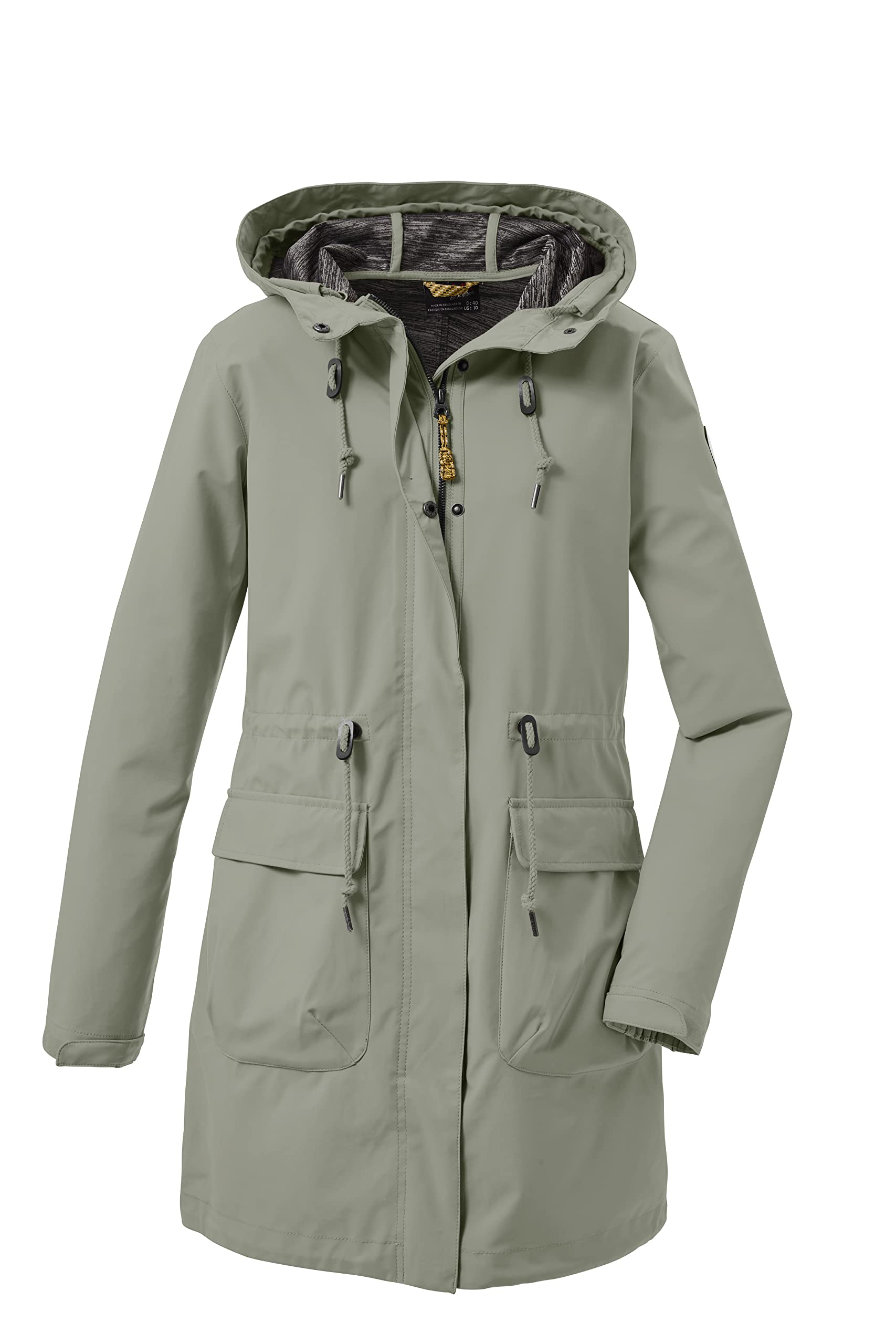 G.I.G.A. DX Women's Casual softshell parka met capuchon - GS 99 WMN SFTSHLL PRK, modern red, 42, 37955-000