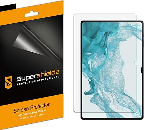 Supershieldz Protector de pantalla diseñado para Samsung Galaxy Tab S9 Ultra (14.6 pulgadas), protector transparente de alta definición (PET)