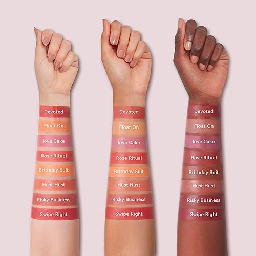 Miniatura 4 de Maquillaje líquido rubor, rubor en crema suave para mejillas, altamente pigmentado, de larga duración, impermeable, brillante natural, tinte de piel