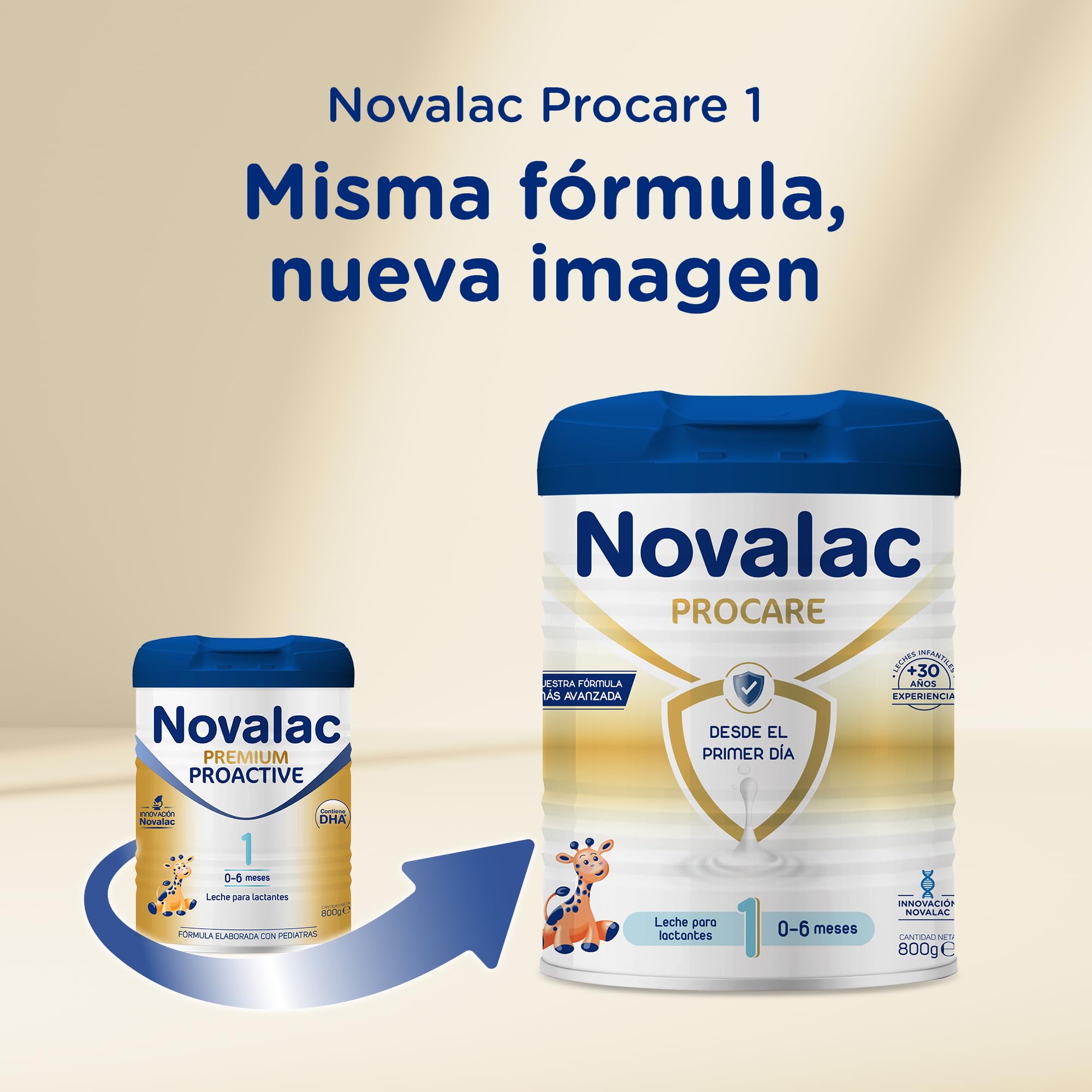 NOVALAC P. PROACTIVE 1 DUPLO (2X 800G) MAXI PACK