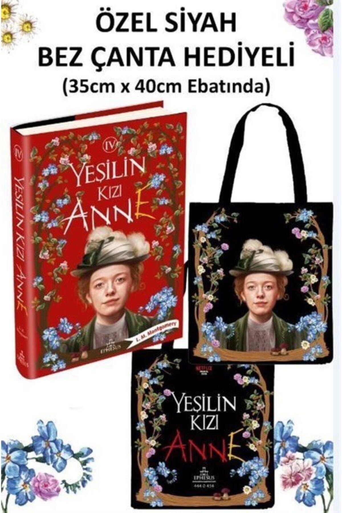 Yeşilin Kızı Anne 4 (Ciltli): Özel Siyah Bez Çanta Hediyeli