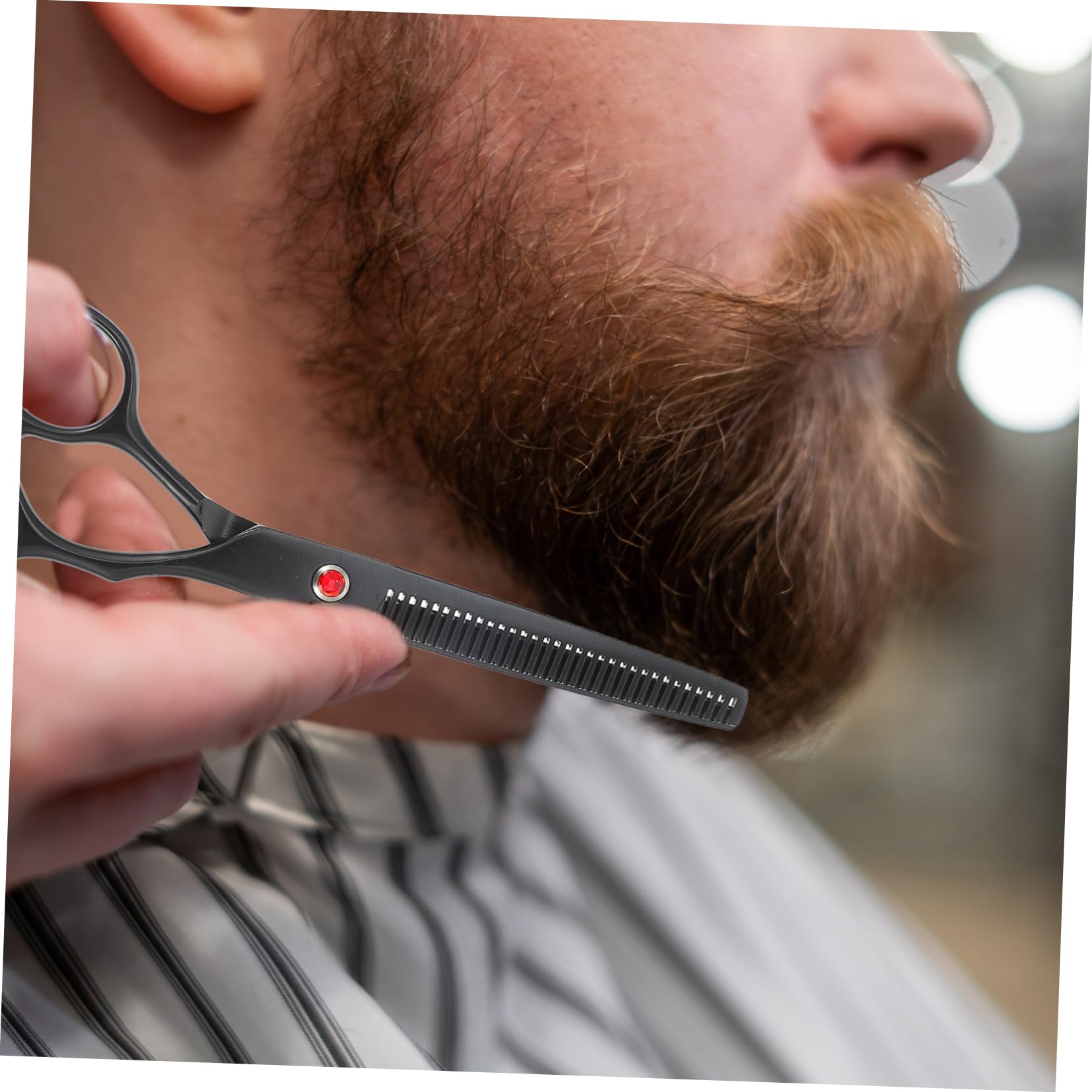 Ipetboom 2pezzi Forbice Per Sfoltire Professionale Acciaio Inossidabile Con Denti Strumento Da Parrucchiere Per Taglio e Texture Dei Per Barber e Saloni Di Bellezza