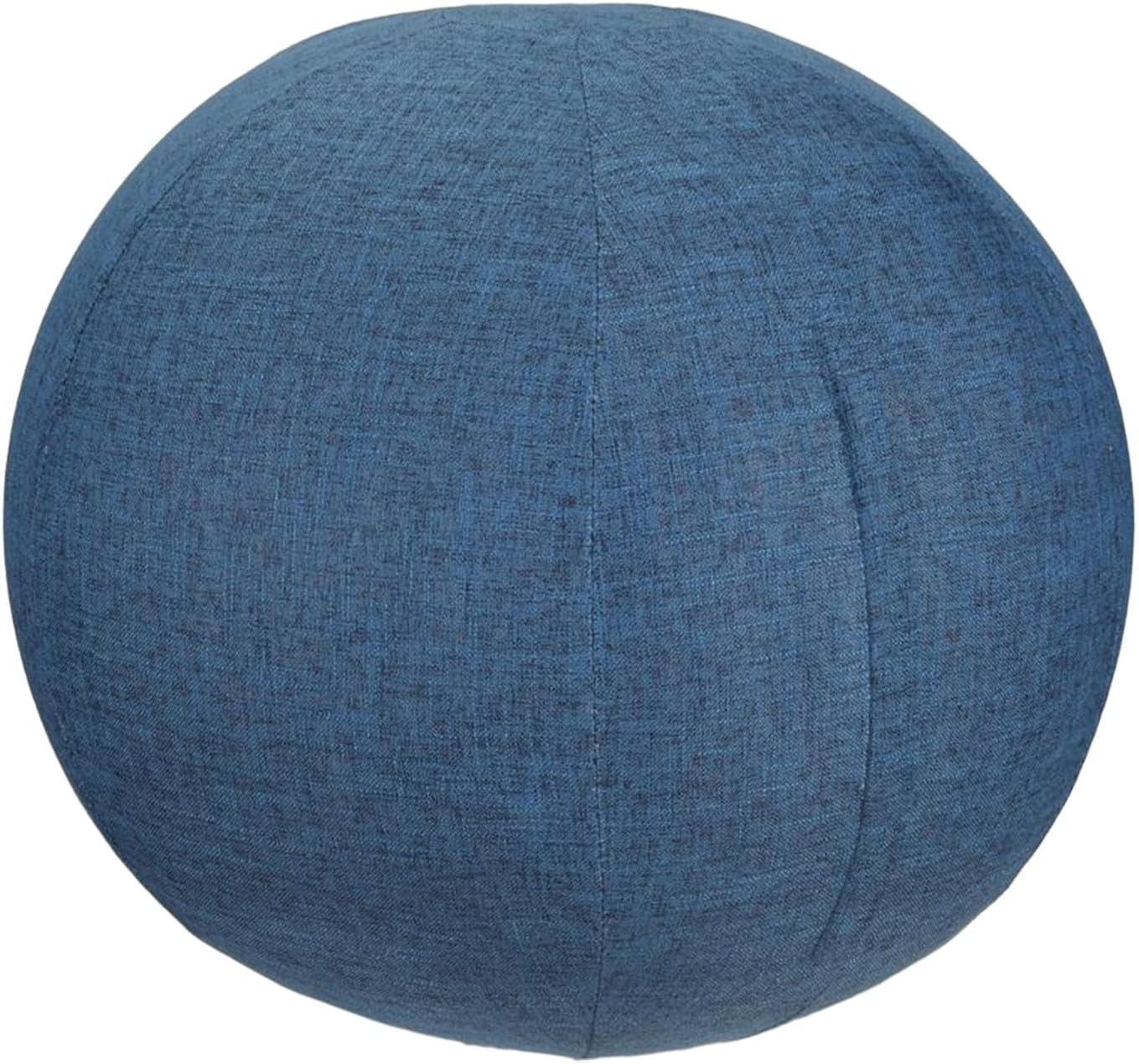 B Baosity Balance Ball Cover, Exercise Ball Cover, Sitting Balls Cover, Yoga Ball Accessories, Foldable Lightweight Yoga Ball Cover Anti Scratch Protective Skin – Blue 55cm(Thickened)