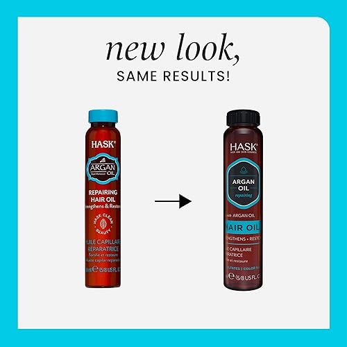 Miniatura 8 de Hask Aceite de argán reparador de aceite para el cabello 58 oz paquete de 12
