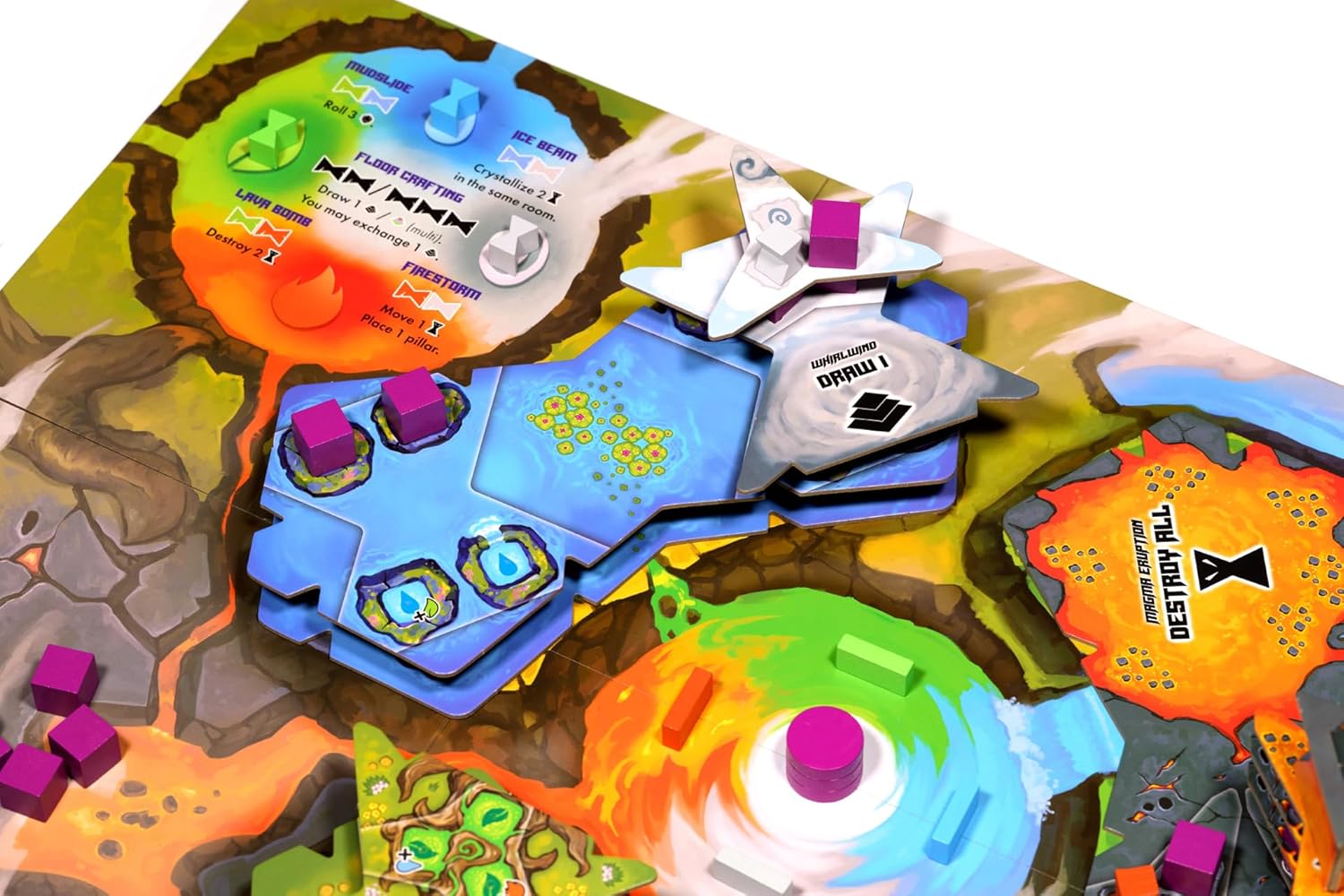Aetherspire by Phase Shift Games – Cooperative 3D Tile Placement & Tower Defense Board Game | 1-4 Players | Ages 14+ | 45-Minute Strategic Fantasy Tabletop Game | Won #7 Best Game of 2025