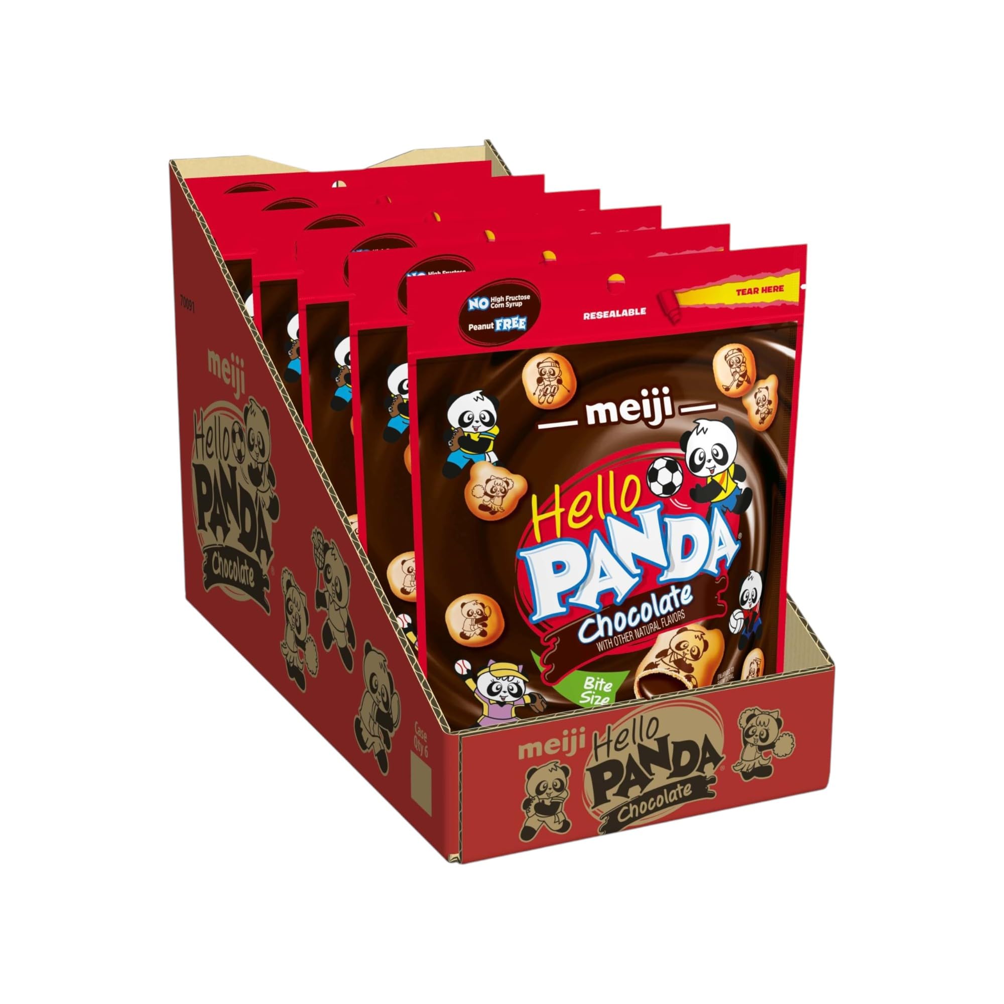 Amazon.com: Meiji Hello Panda Cookies, Chocolate Crème Filled