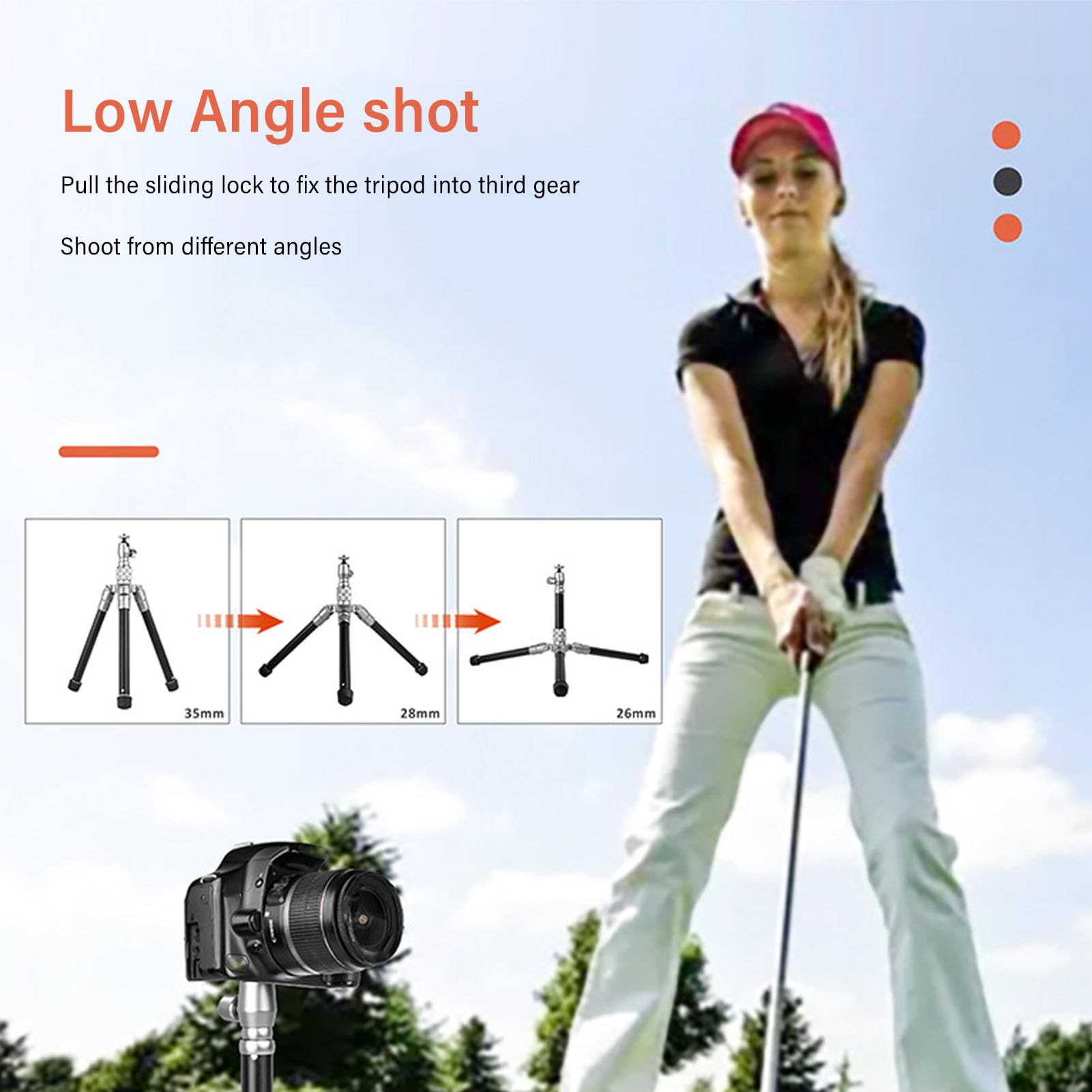 Treppiede per selfie stick – Supporto per telefono cellulare