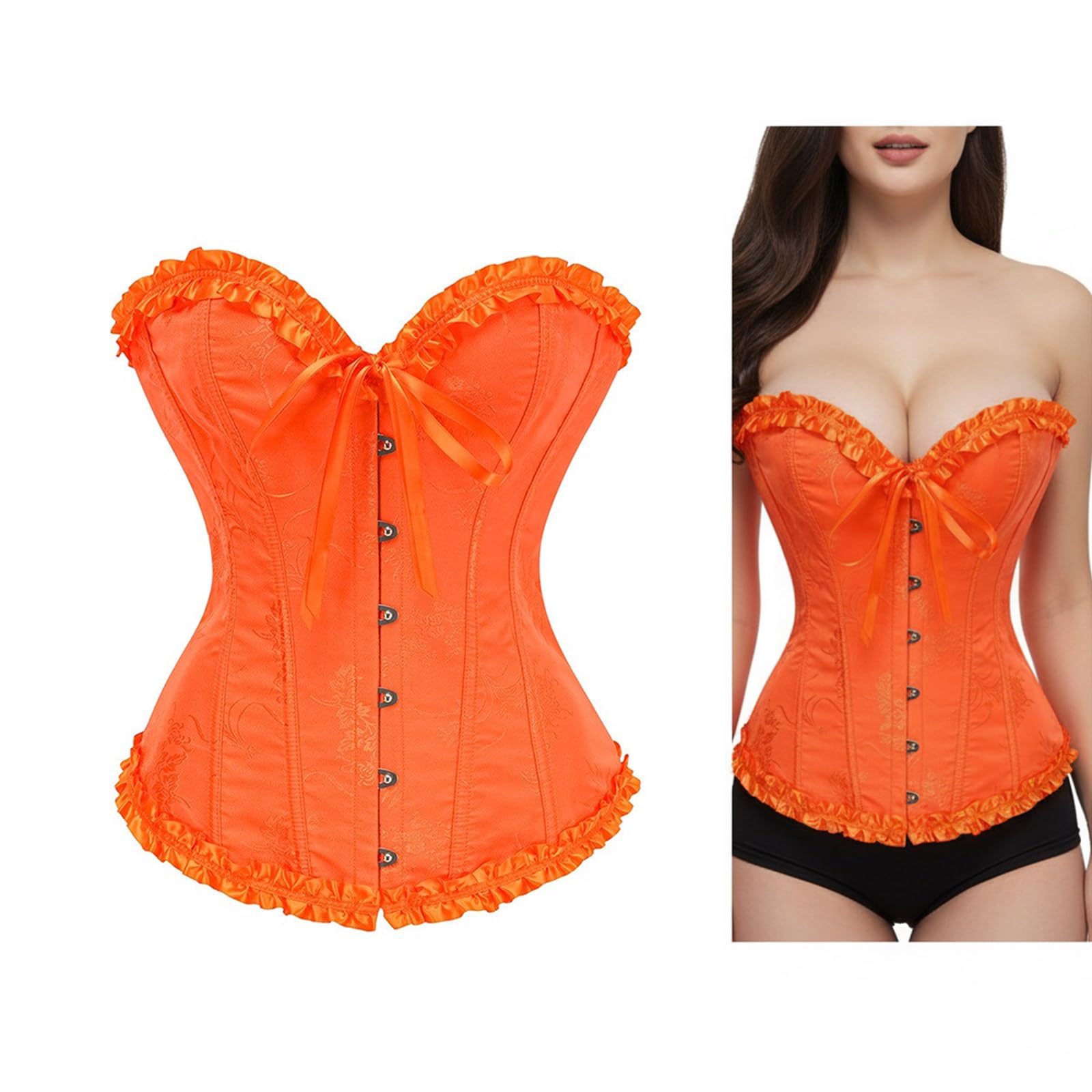 Corsetto sottoseno in pizzo femminile regolabile in morbido poliestere per curve definizione corsetto confortevole per tutti i giorni