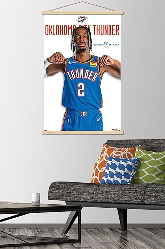 Miniatura 2 de Trends International NBA Oklahoma City Thunder - Póster de pared Shai Gilgeous-Alexander Feature Series 23, 22.37 x 34.00 pulgadas, paquete de
