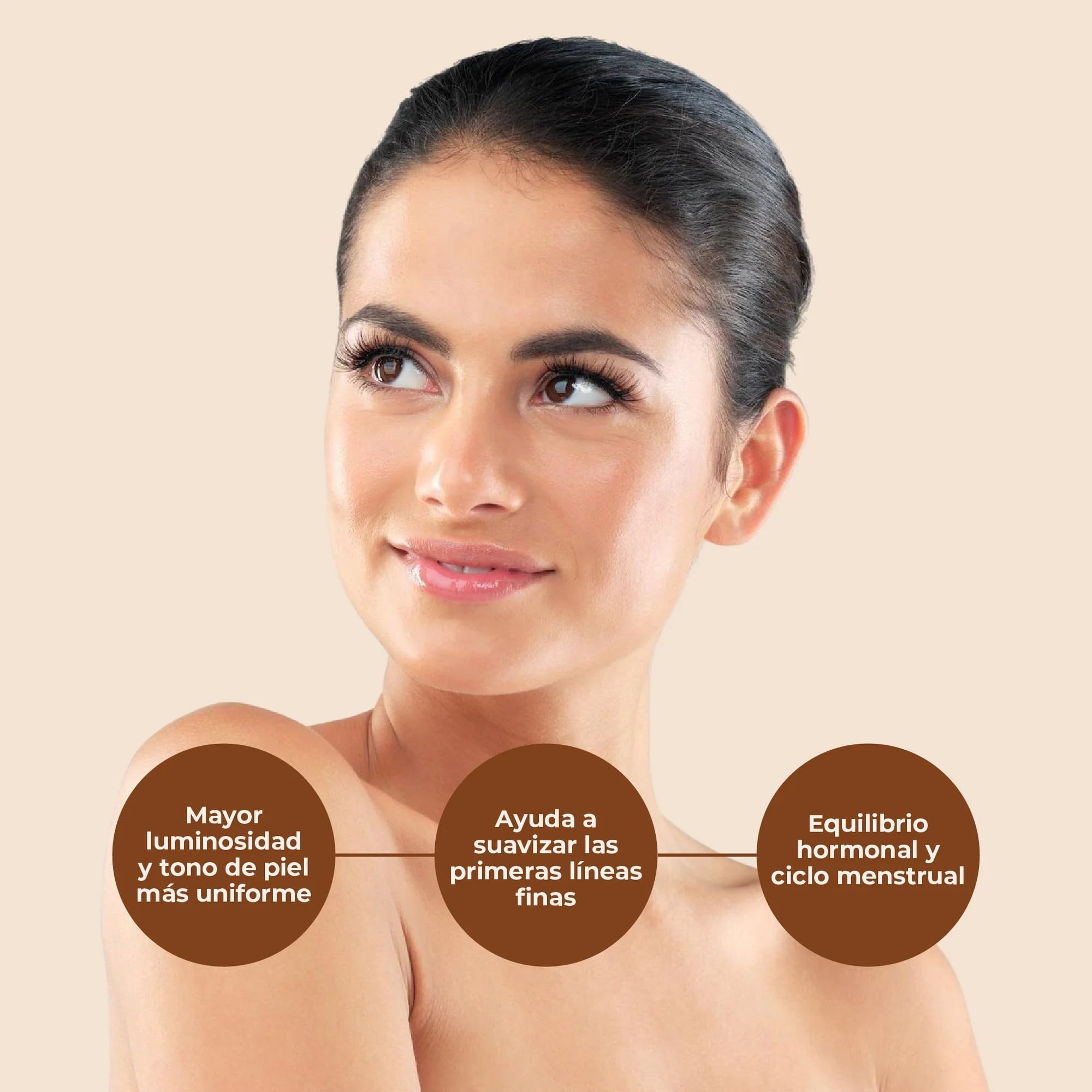 GOLD COLLAGEN New Pure Plus Complemento con 8g Colágeno Marino Hidrolizado, Biotina para Cabello Piel y Uñas, 10 Botellitas 50ml
