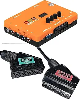 GAMEBANK-web.com 【レトロゲーム革命 - RGB21変換ケーブル付属】ODV GBS-C ビデオコンバーター・スキャンコンバーター - フレームマイスターは高価で手が出なかった. SFC/MD/SS/PS/PS2/Xbox/Wiiなどレトロゲームで是非!! 日本語マニュアル(製品にマニュアルは含まれないので、HPよりダウンロードが必要です)/PSE認証済み [SRPJ2525]