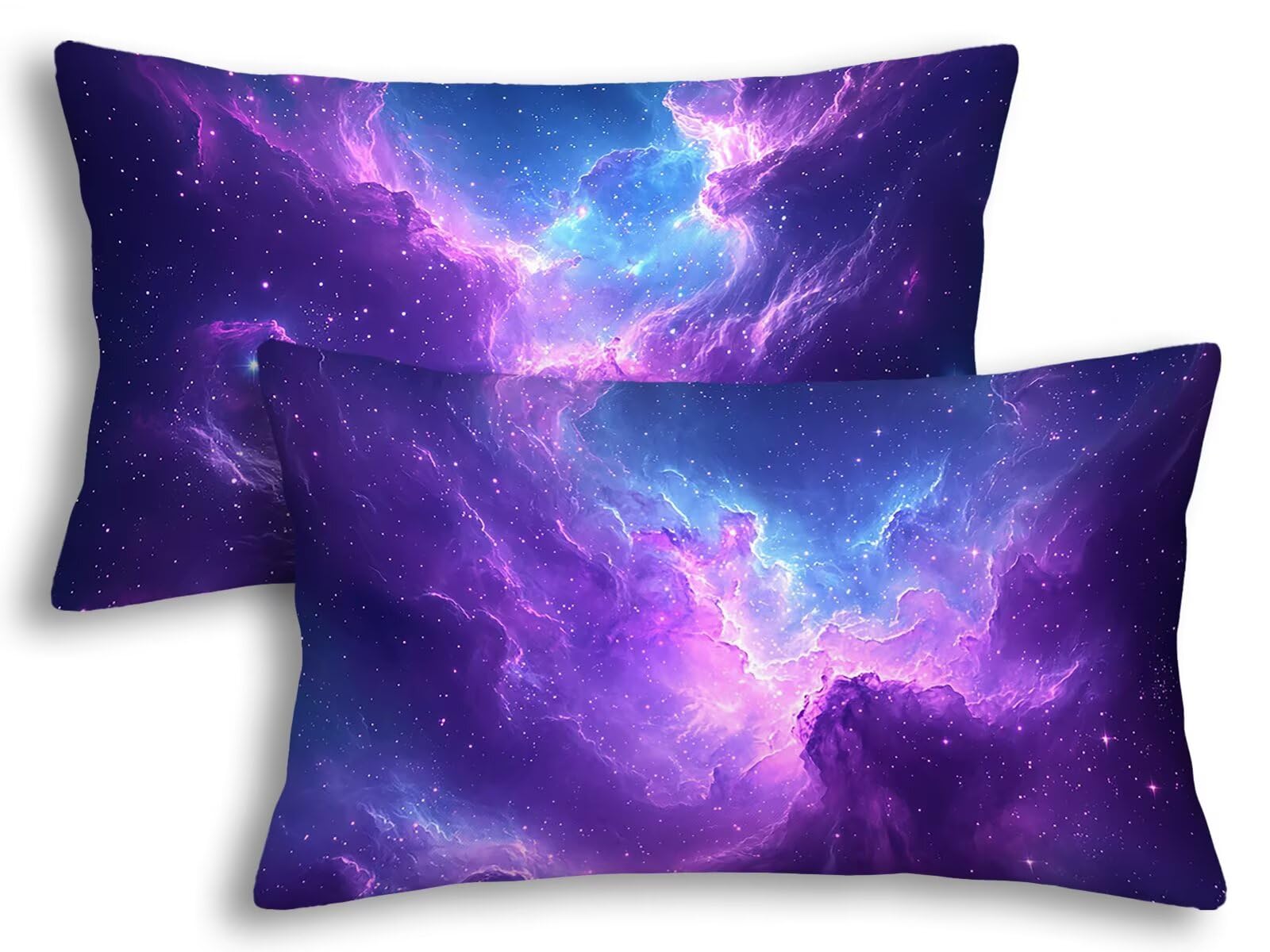 Housse de coussin extérieur violette 40x80 pour sublimer votre mobilier de jardin et patio