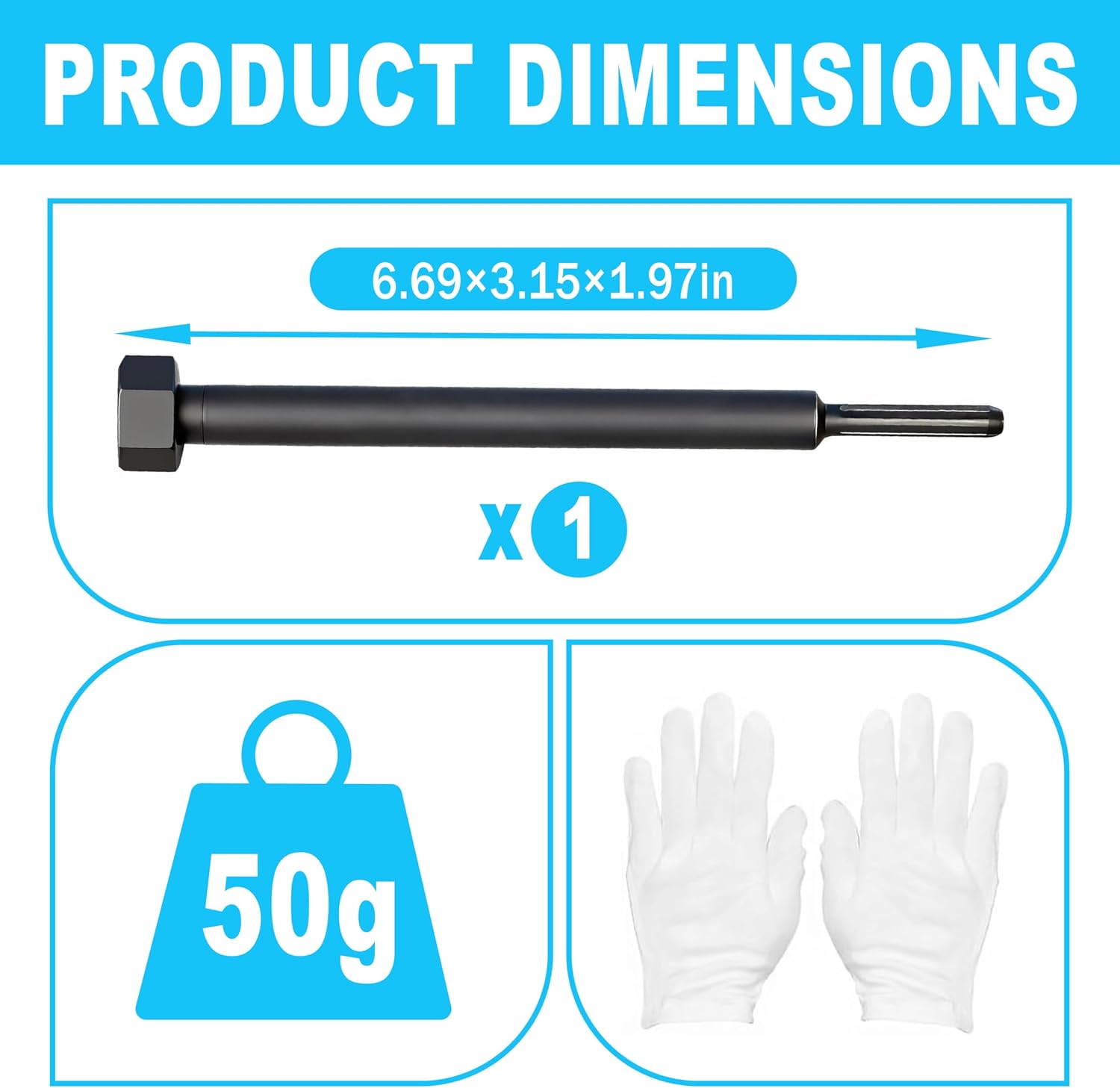 Glow Plug Bore Reamer Tool, Precision Thread Seat Reamer Kit for Duramax 6.6L (L5P) / 3.0L (LM2) / 2.8L (LZ0) Diesel Engines (2001-2025), Quickly Remove Carbon Deposits