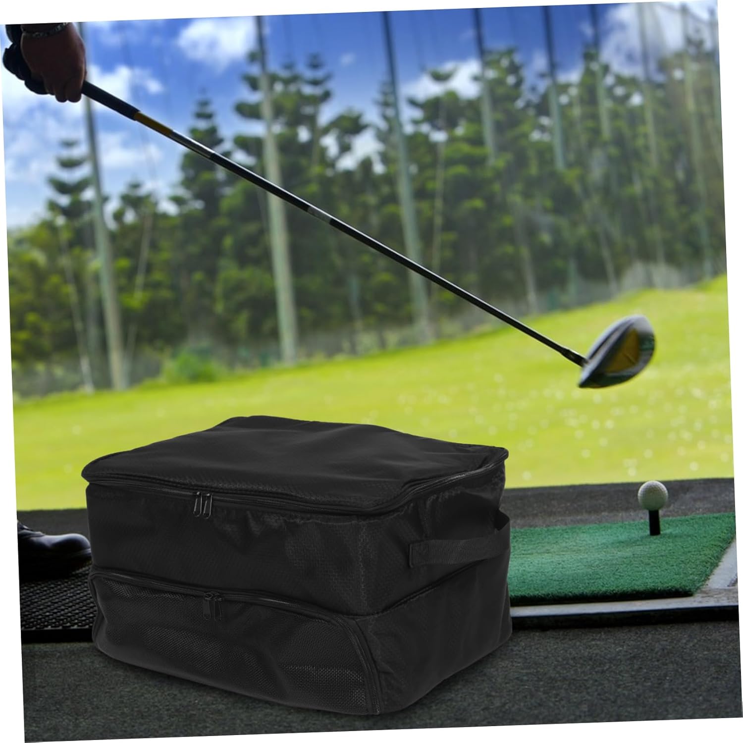 Golf Trunk Organizer Bag Portable Large-Capacity Golf Storage Pouch for Car Versatile Use for Sports and Travel for Men
