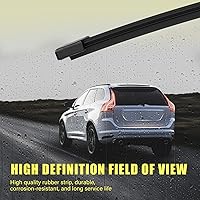 Vista 7 de ANIKLUIM® Juego de limpiaparabrisas de 24 pulgadas + 20 pulgadas con limpiaparabrisas trasero de 11 pulgadas, repuesto automotriz (paquete de 3)