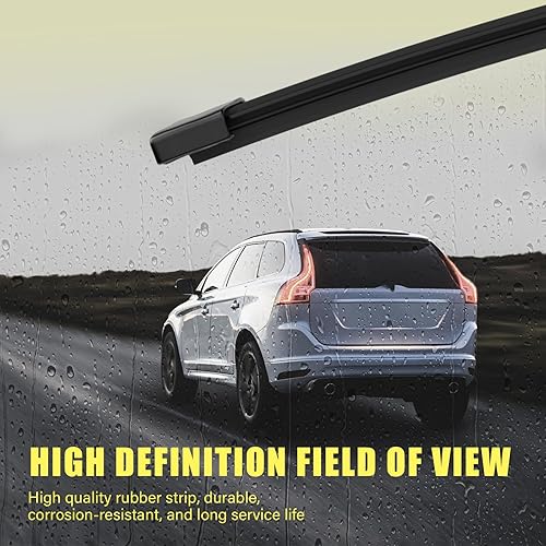 Miniatura 7 de Limpiaparabrisas de calidad original de 22 + 22 + 11 pulgadas, duradero, estable y silencioso, para todas las estaciones, juego de 2