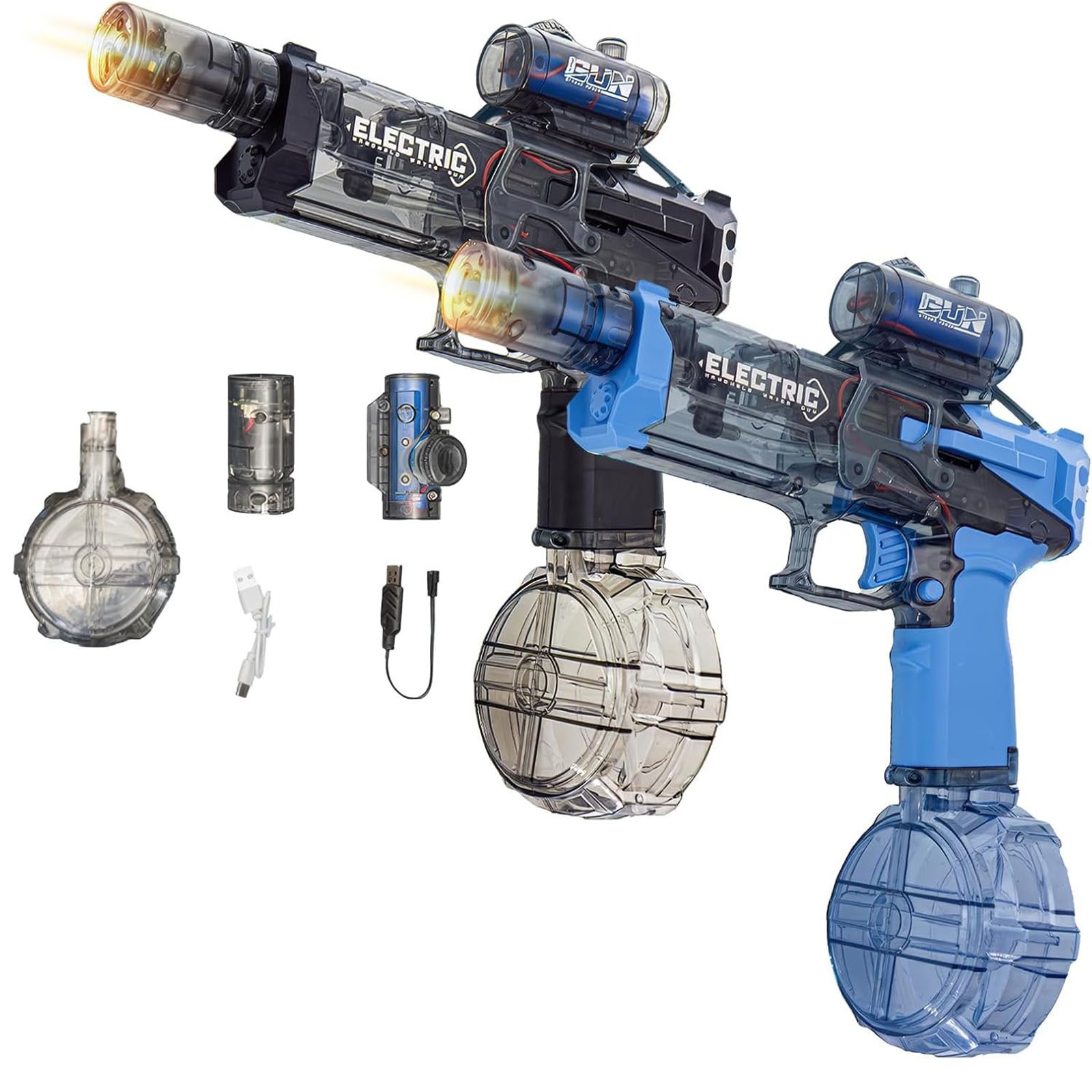 Ultimate Battle Blaster, Ultimate Battle Water Blaster, Pistola de agua eléctrica de largo alcance con luz, Ultimate Battle Blaster Pistolas de agua eléctricas para adultos (Mix)
