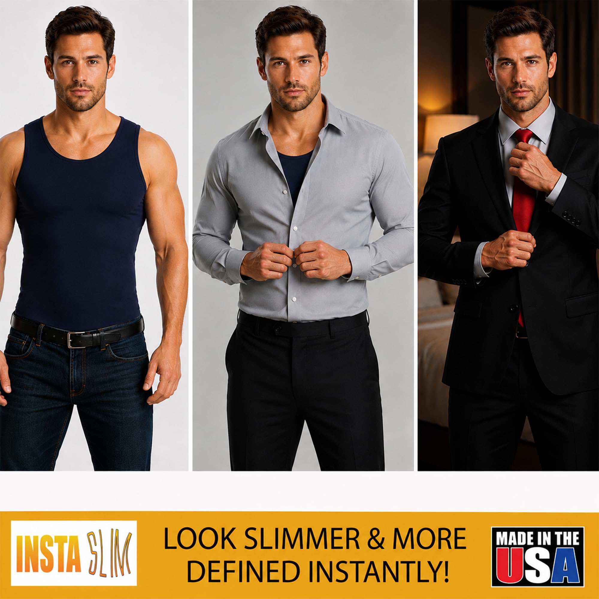 Insta Slim Herren Muscle Tank Tanktop