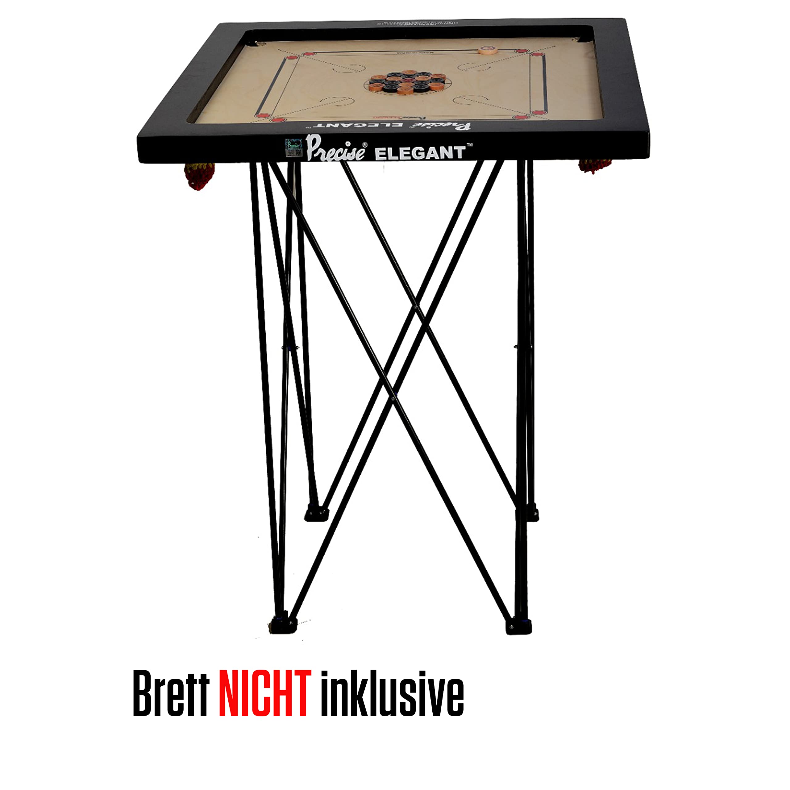 Precise Carrom – Pieghevole – Altezza 1 metro unico e speciale – produttore campione del mondo – senza tavola