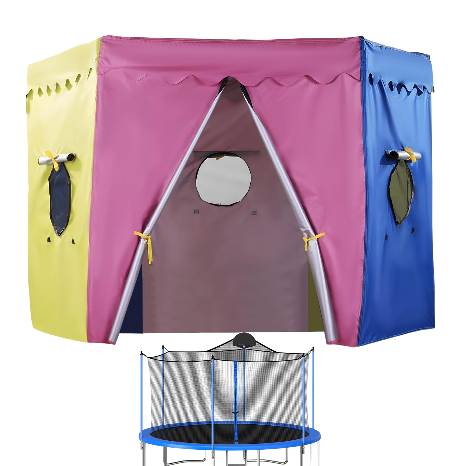Toit de protection solaire pour trampoline accessoire imperméable anti-UV - 8