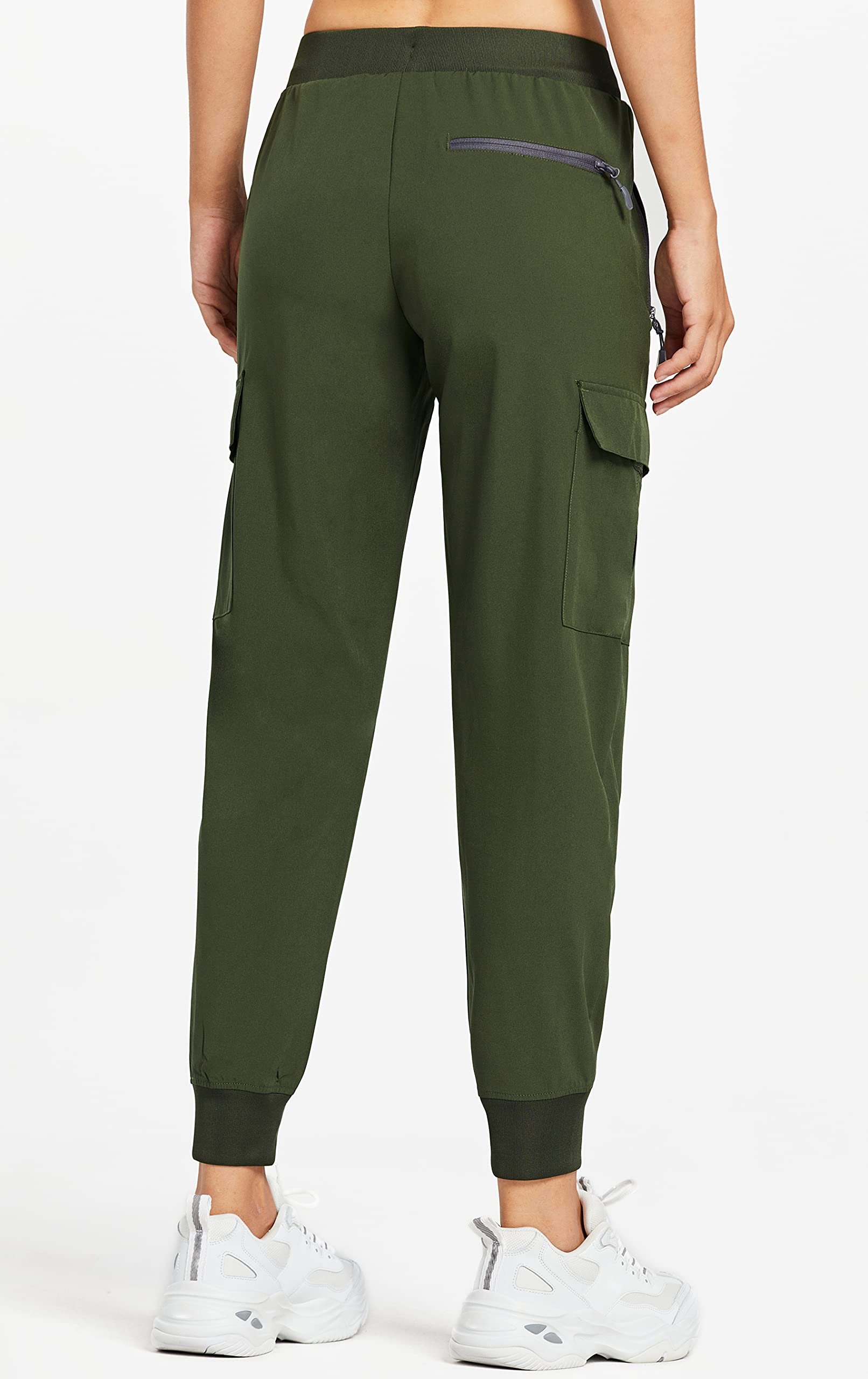 Comallan Pantaloni da Trekking da Donna Estivo Cargo Jogging Leggeri ad Asciugatura Rapida Pantaloni per Sportivi Running Sports Casual all'Aria Aperta