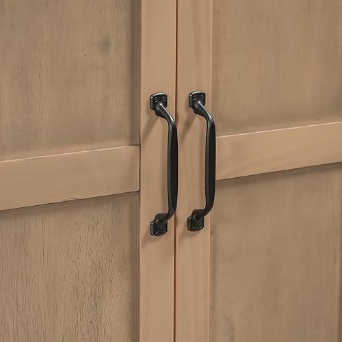 Miniatura 179 de Aparador moderno y elegante con patas y asas de metal dorado y estante ajustable, mesa consola clásica de 60 pulgadas, mesa de sofá, mesa de entrada