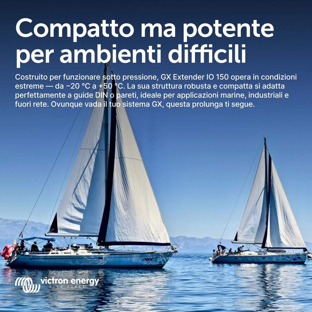 Victron Energy Estensore IO GX 150 - Modulo di Espansione Controllo e Monitoraggio USB - Plug and Play
