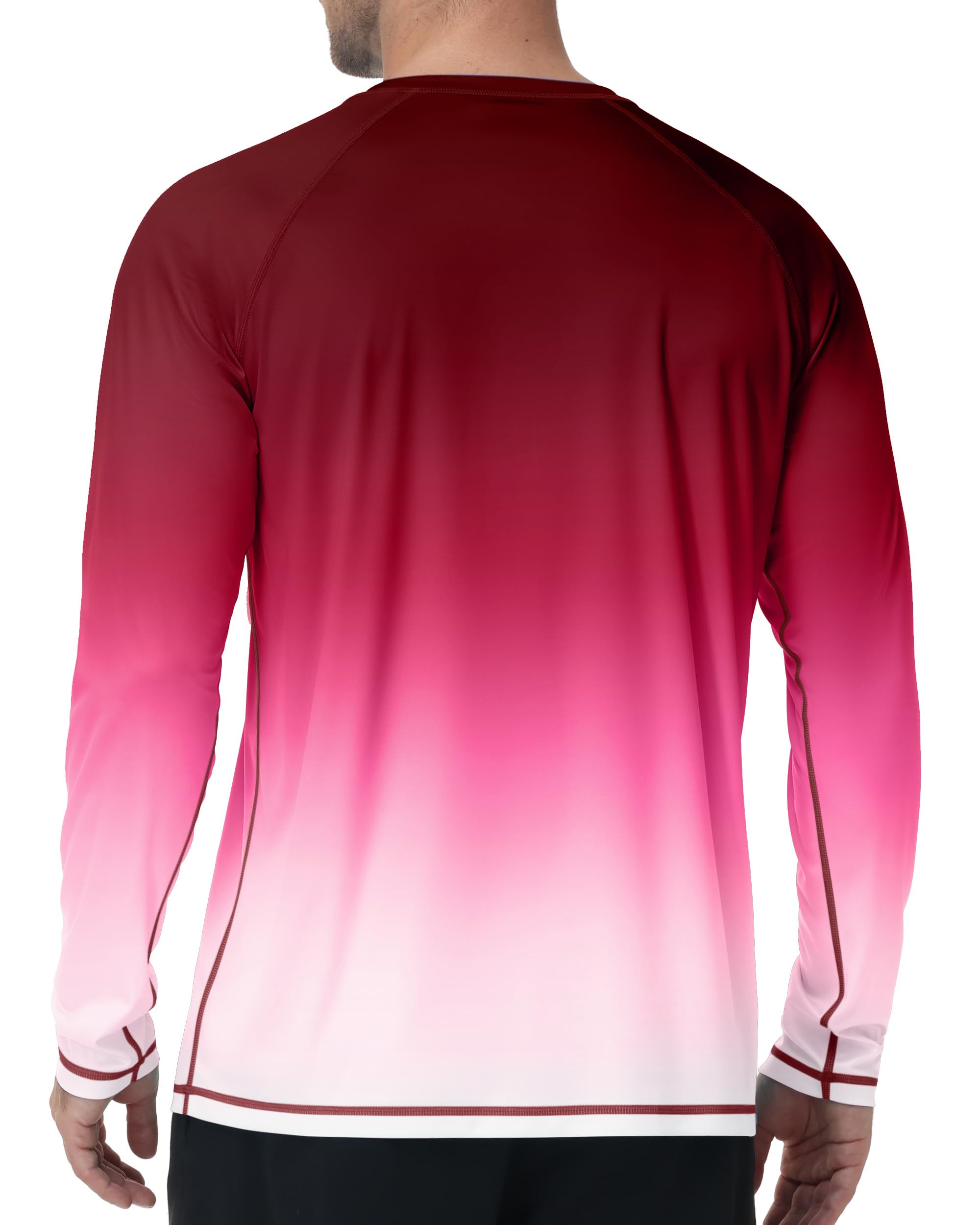 Roadbox Men's UPF 50+ Sun Protection Shirt Long Sleeve, Quick Dry Breathable Rash Guard for Swimming Fishing, Hiking & Running - Image 2