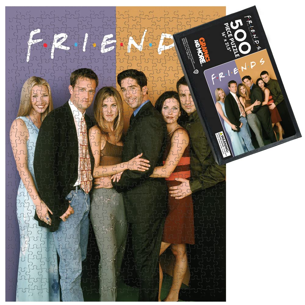 Friends Puzzle – 500 Teile, Offiziell Lizenziert, 35x48 Cm, Für Erwachsene
