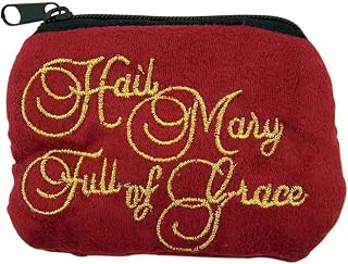 CB Catholic Creed-Zippered Rosary Case, Red
