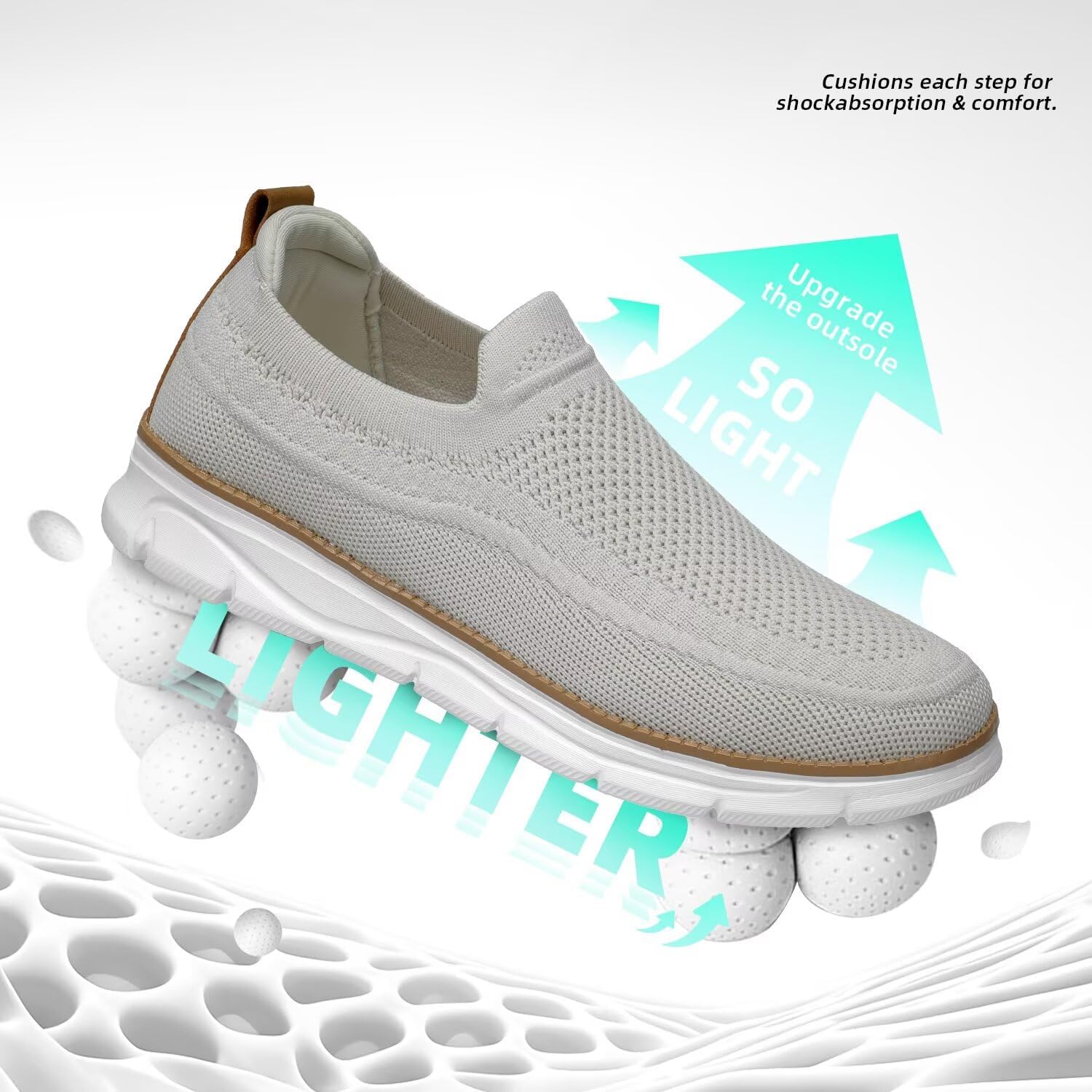 Men's Slip On Boat Shoes Casual Loafers Walking Non Slip Soft Sole Lightweight Sneakers Dress Business Oxfords Work Driving - Image 3