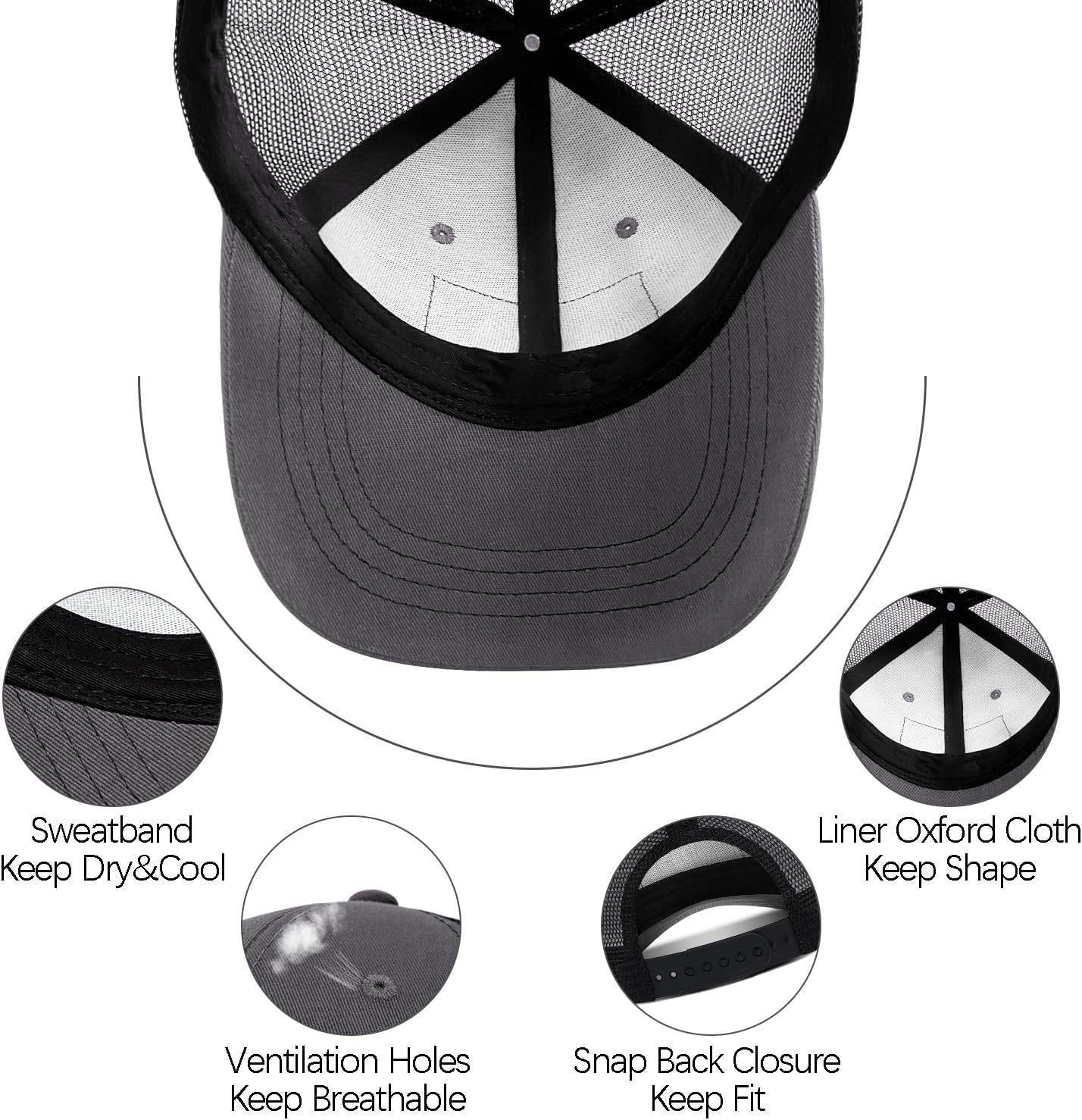 Bass Fishing Hat for Men, Father's Day Bass Hat Gifts for Men, American Flag Fishing Trucker Hat Birthday Gift for Dad - Image 4