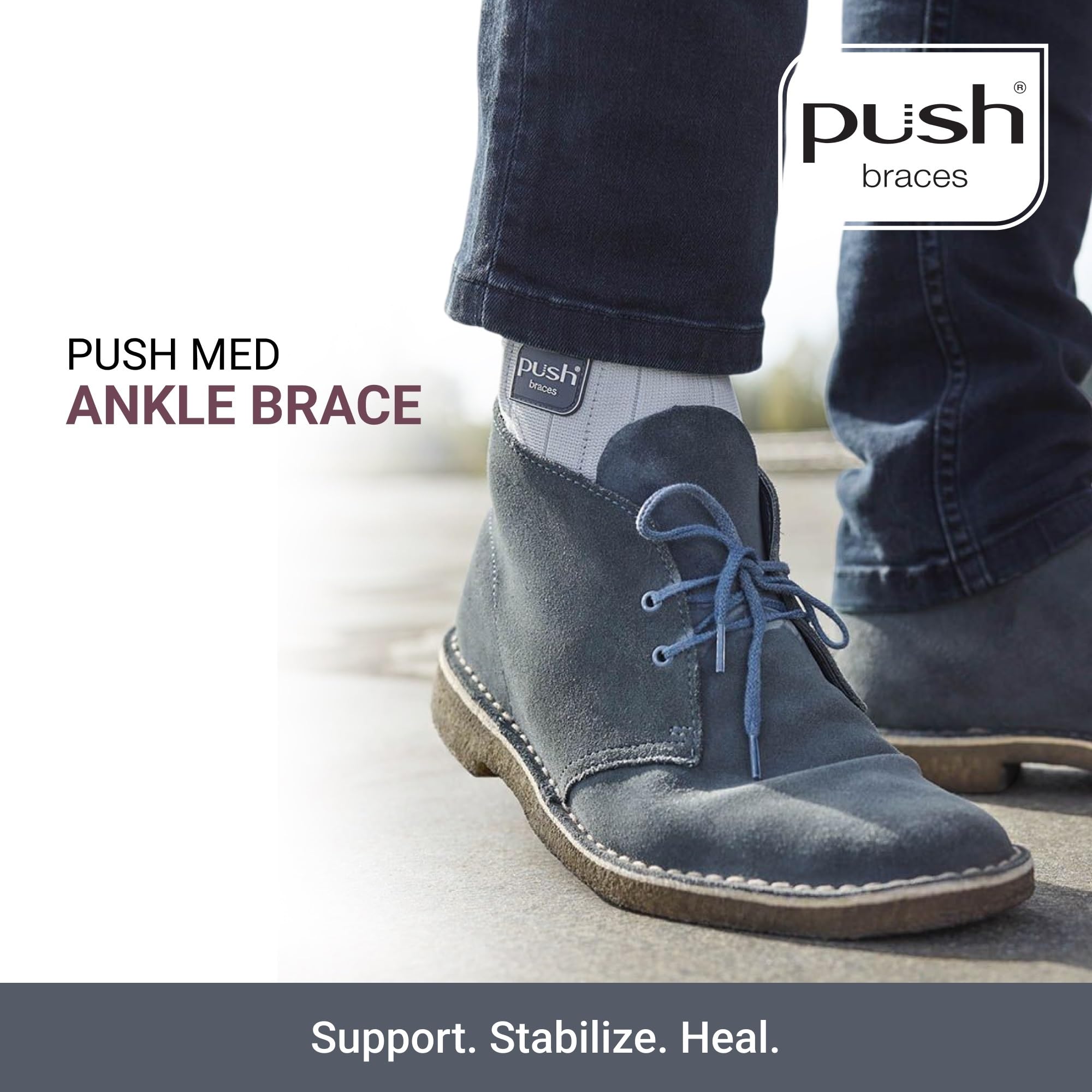 Push - Vendaje med Aequi Flex Tobillera tamaño 2