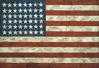McGaw Graphics Flag, 1954 by Jasper Johns, Art Print Poster, Paper Size 29.5" x 38" Image Size 25.25" x 36" (131)